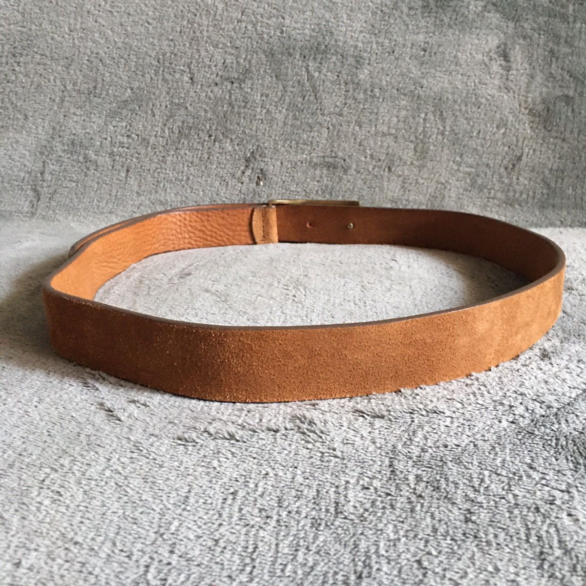 J.Lindeberg J. Lindeberg Brown Leather Italy Mens Belt Size 32 in Size 32 - 7 Thumbnail