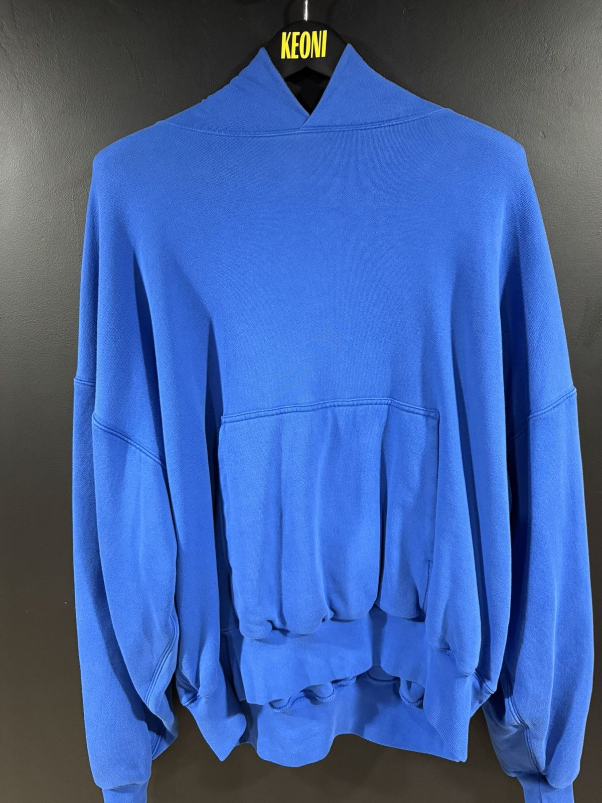 Gap × Yeezy Yeezy Gap Kanye West Blue Double Layered Perfect Hoodie XXL Size US XXL / EU 58 / 5 - 2 Thumbnail