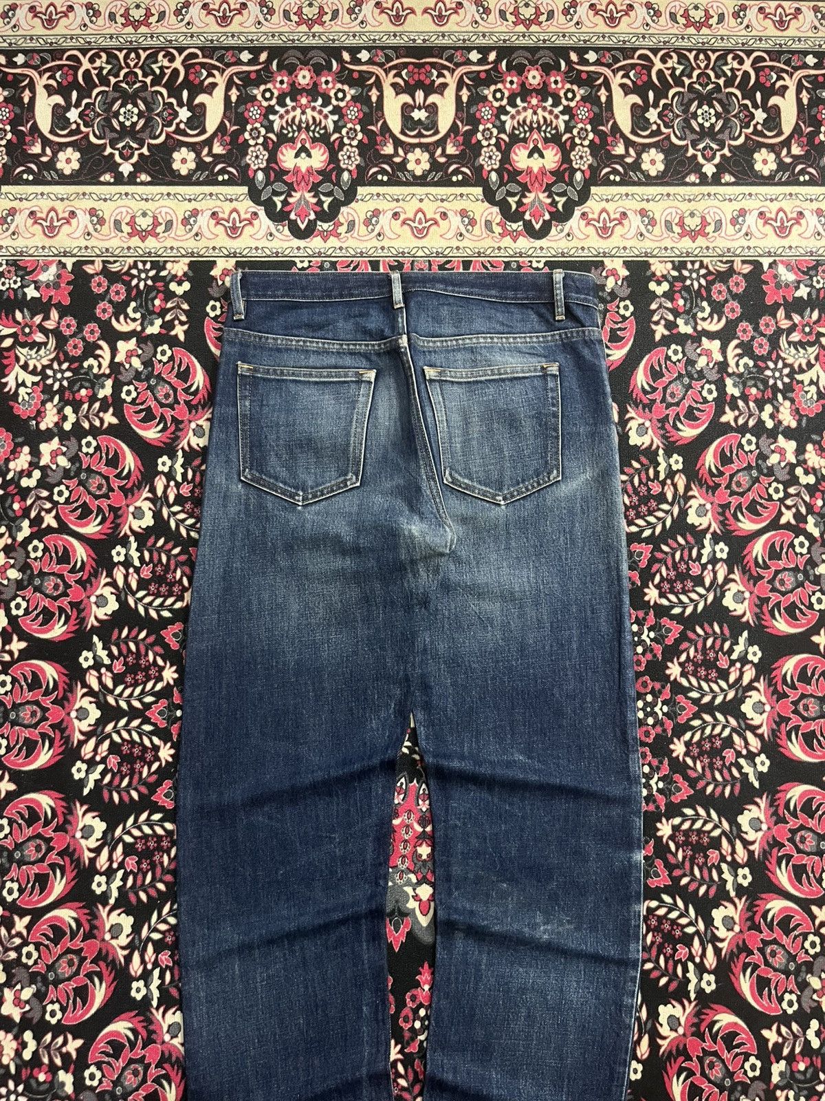A.P.C. × Kanye West Vintage A.P.C Cure Blue Faded Washed Straight Tapered Jeans Size US 30 / EU 46 - 8 Thumbnail