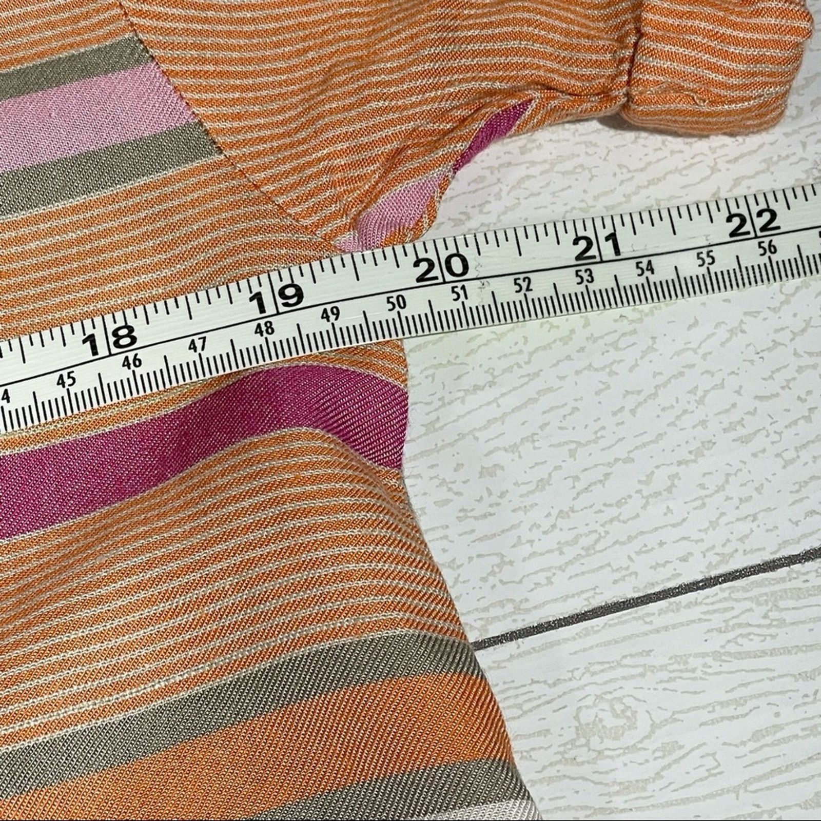 Other DOLAN Hi-Lo Striped Linen Blend Top Small Size S / US 4 / IT 40 - 6 Thumbnail