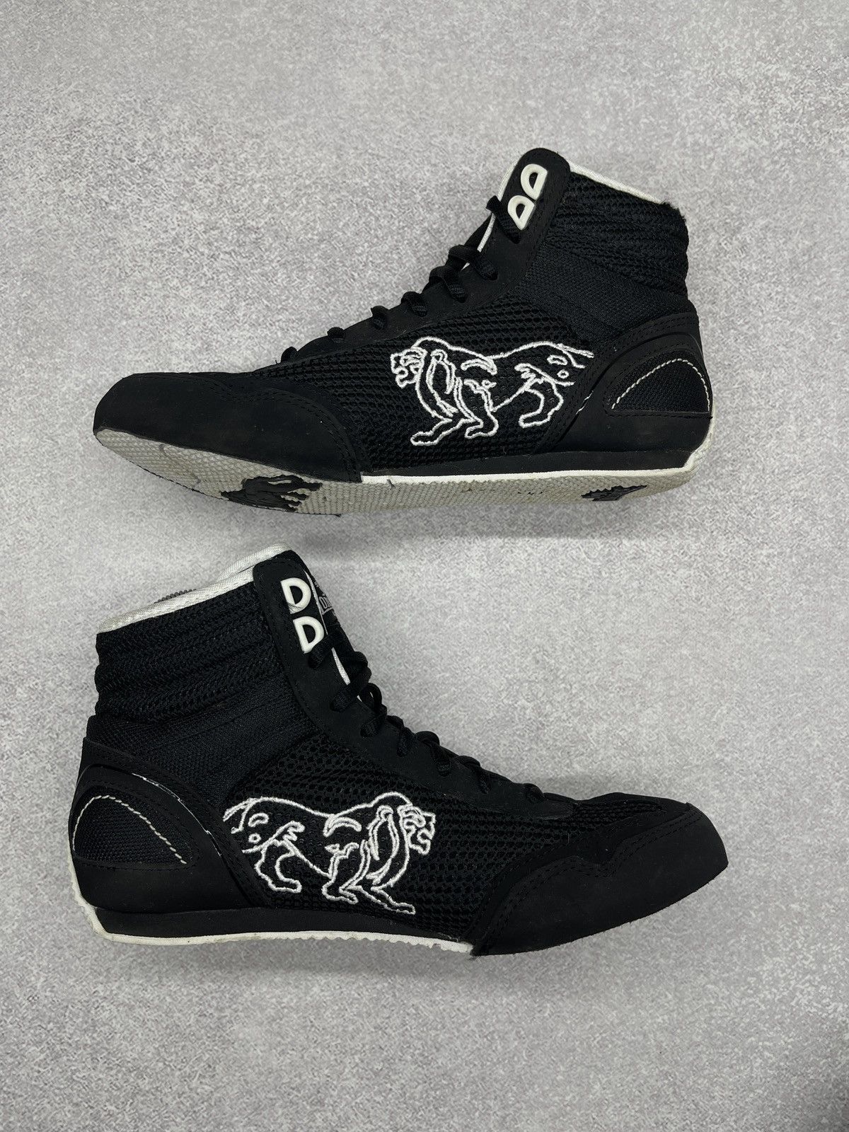 Lonsdale Mens Lonsdale Contender Boxing Sneakers Boots Black Size US 5 / EU 37 - 3 Thumbnail