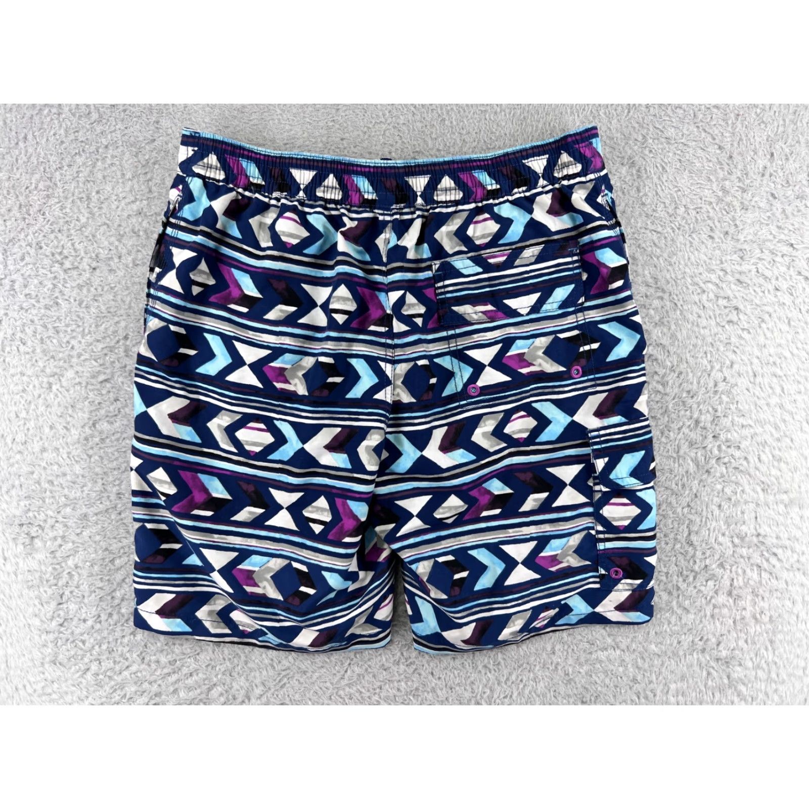 Tommy Bahama Tommy Bahama Swim Trunks Men Medium Blue Southwestern Pattern Board Shorts Beach Size US 31 - 2 Thumbnail