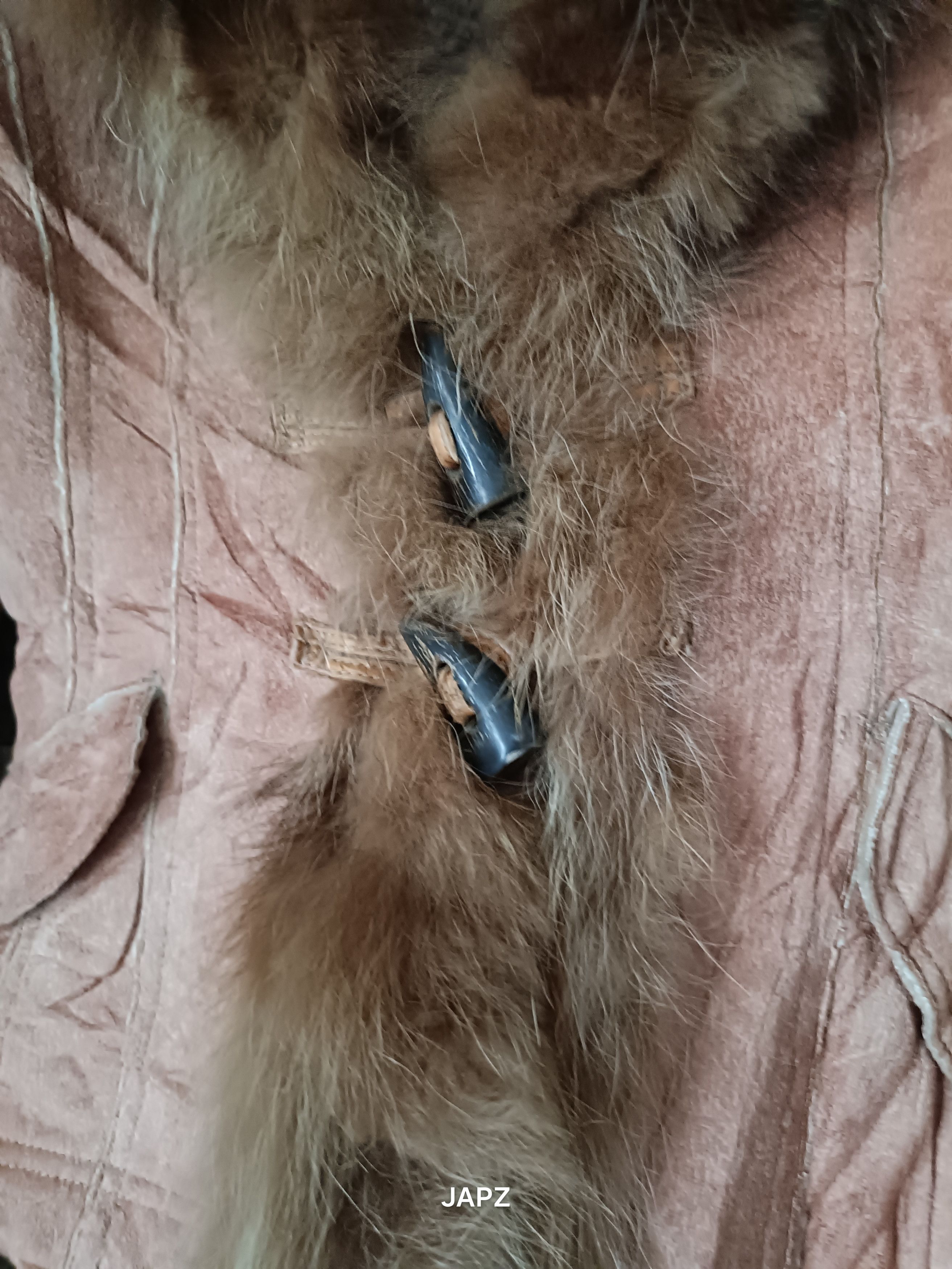 BRAHMIN Y2K Brahmin suede raccoon fur jacket Size S / US 4 / IT 40 - 2 Thumbnail