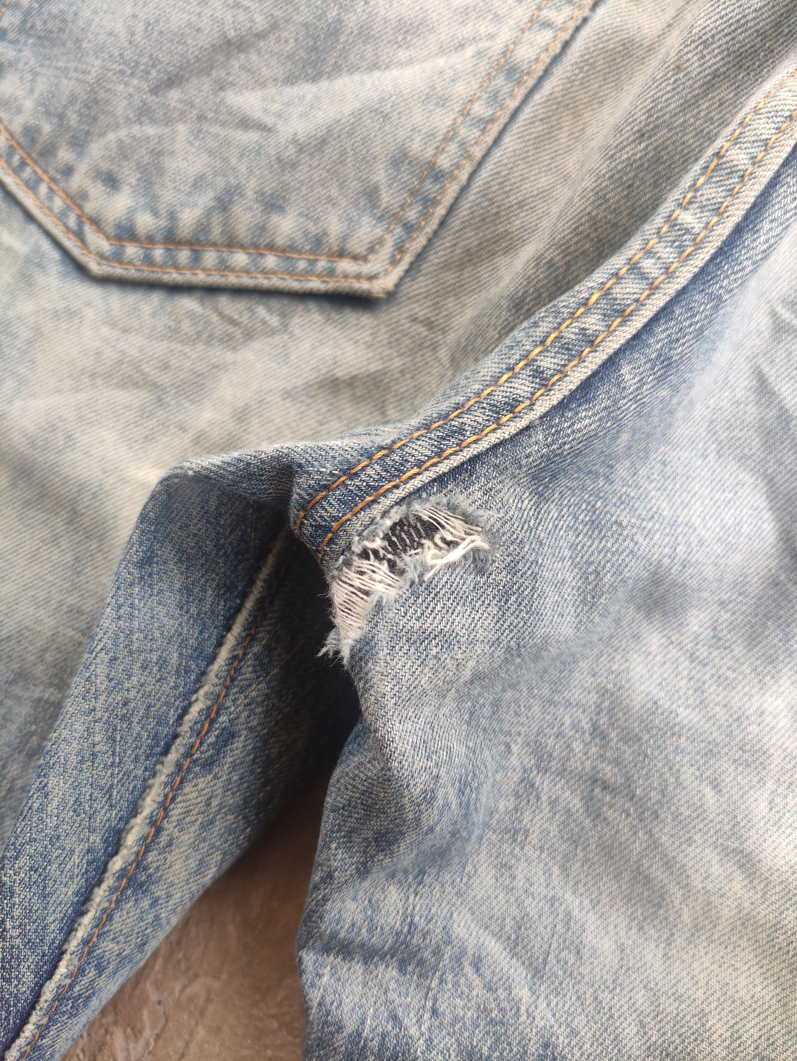 Gap Vintage Gap Rusty Jean Distressed Faded Slim Denim Size US 33 - 11 Thumbnail