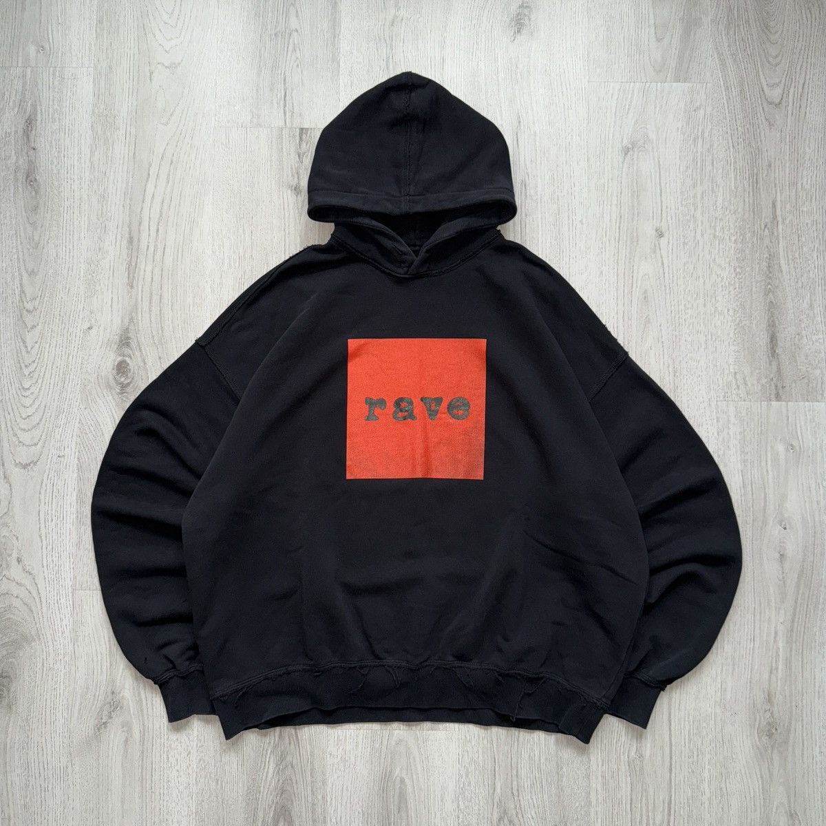 Misbhv MISBHV Black Rave Oversized Fit Hoodie Size US L / EU 52-54 / 3 - 1 Thumbnail