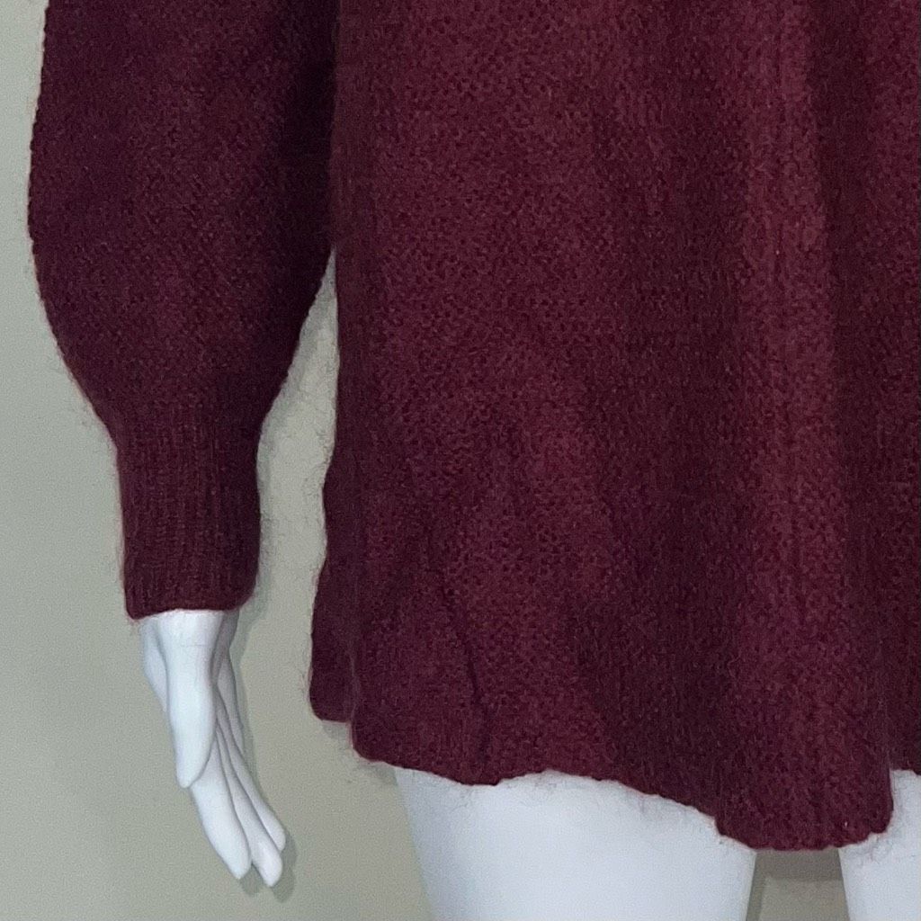 Cotelac Mohair Blend V-Neck Sweater