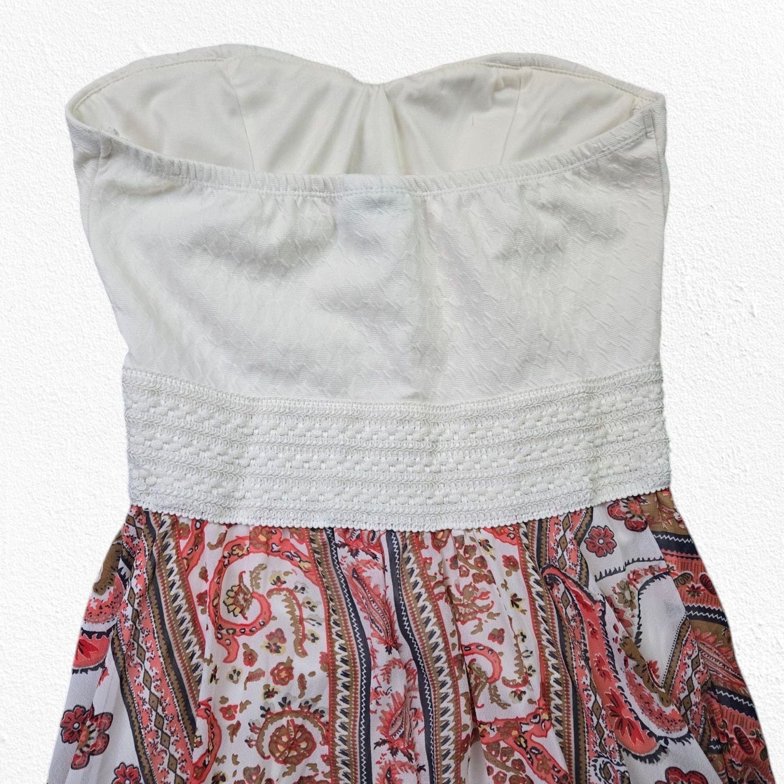 Other Paisley Strapless Boho High Low Dress Size Medium Size M / US 6-8 / IT 42-44 - 6 Thumbnail