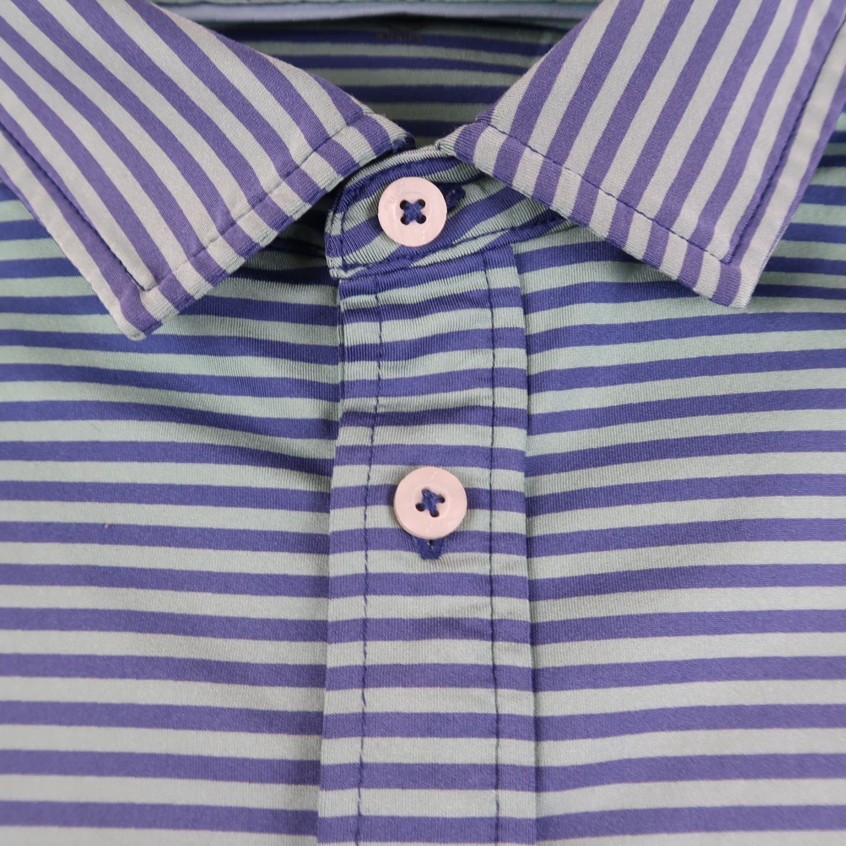 RLX Ralph Lauren RLX Ralph Lauren Polo Shirt Mens L PGA Striped Golf Sport Shirt Size US L / EU 52-54 / 3 - 6 Thumbnail