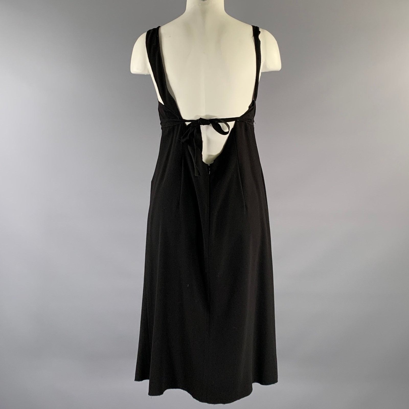 Prada PRADA Size M Crepe P3772 Midi Knee-Length Dress Size M / US 6-8 / IT 42-44 - 4 Thumbnail