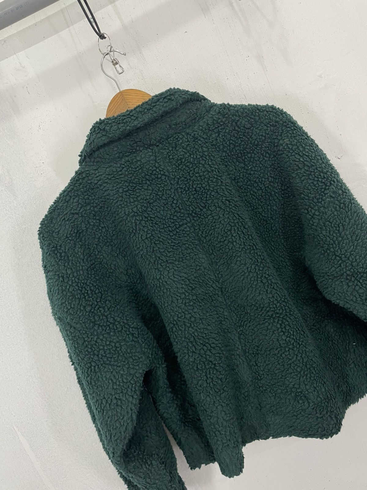 Japanese Brand Lax Dan Tia Pocket Fleece Winter Crop Jacket Size L / US 10 / IT 46 - 7 Thumbnail