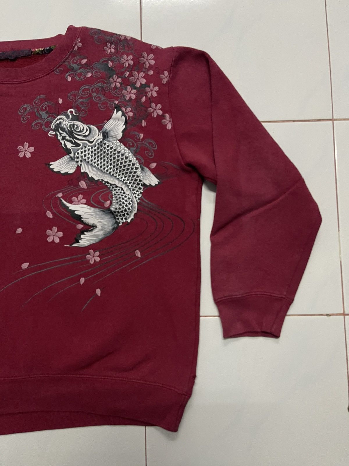 Karakuri Tamashii 2000s SUKAJAN FISH KOI RARE DESIGN DISTRESSED Size US L / EU 52-54 / 3 - 4 Thumbnail