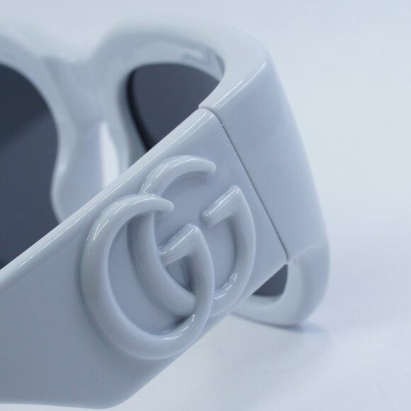 Gucci Gucci GG1545S 003 Sunglasses Light Grey Square Frame, Grey Size ONE SIZE - 7 Thumbnail