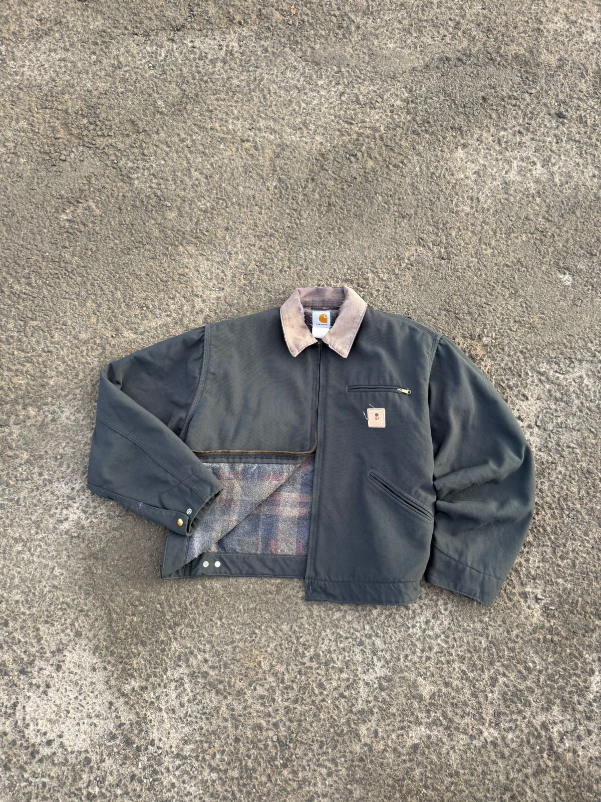 Carhartt Charcoal Vintage Carhartt Detroit Jacket J128 CHR Size US M / EU 48-50 / 2 - 1 Thumbnail