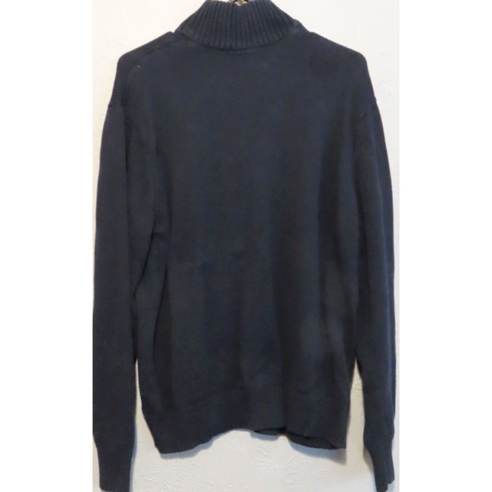 Eddie Bauer Eddie Bauer Striped Knit Quarter Zip Sweater Men XL Mock Neck 1/4 Zip Pullover Casual Outdoor Redefined Blue Size US XL / EU 56 / 4 - 6 Thumbnail