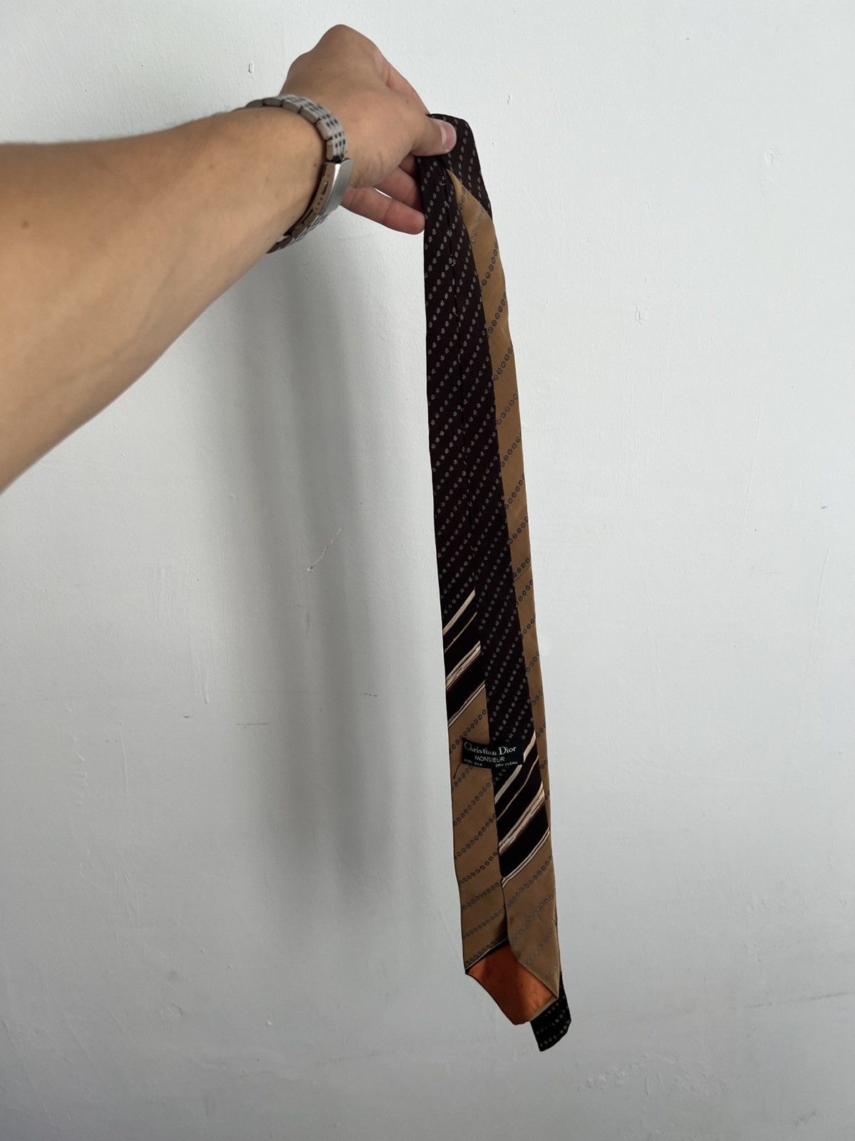 Christian Dior Monsieur Rare Vintage Christian Dior Tie Size ONE SIZE - 3 Thumbnail