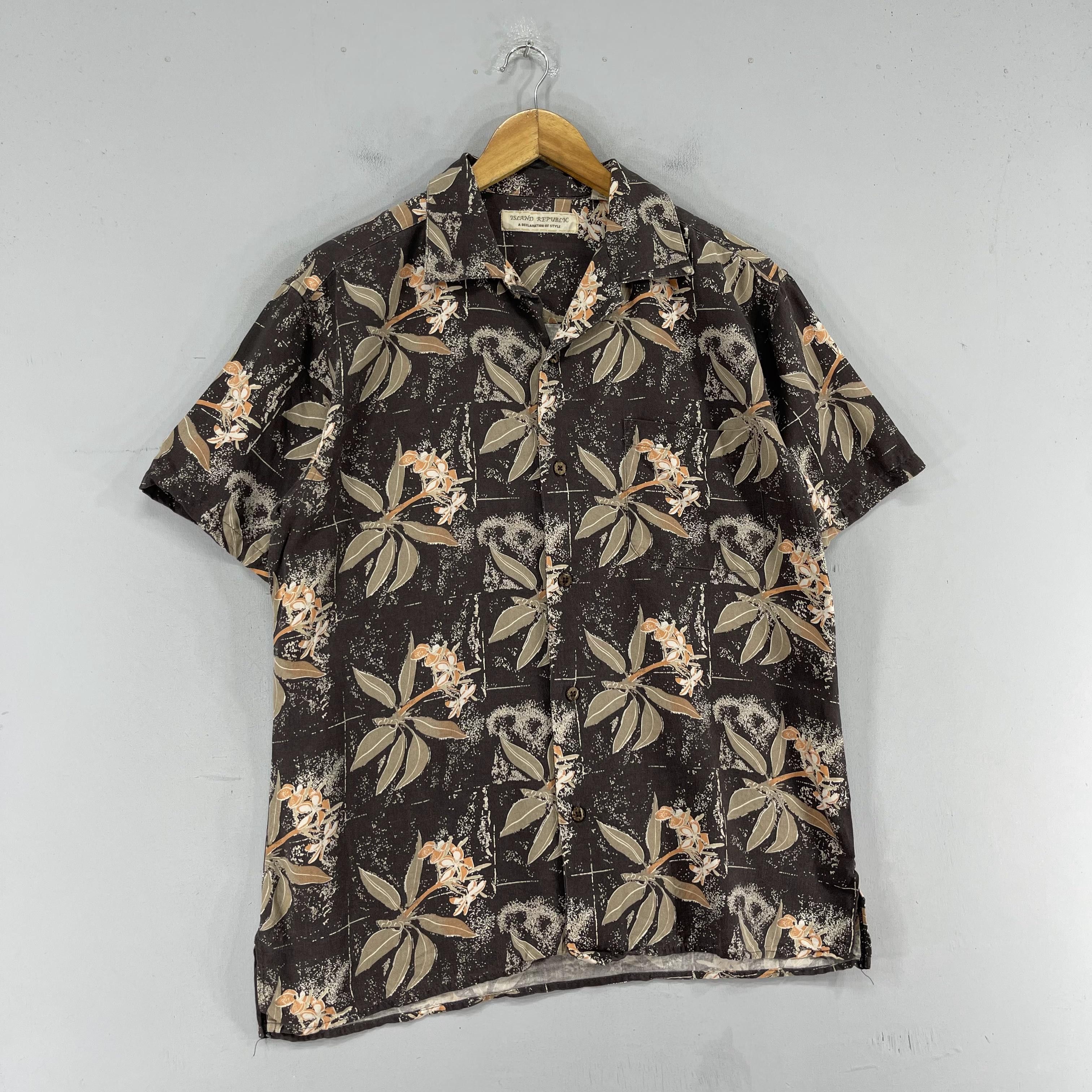 Japanese Brand Vintage Island Republic Hawaii Floral Jasmine Motive Shirt Size US M / EU 48-50 / 2 - 4 Thumbnail