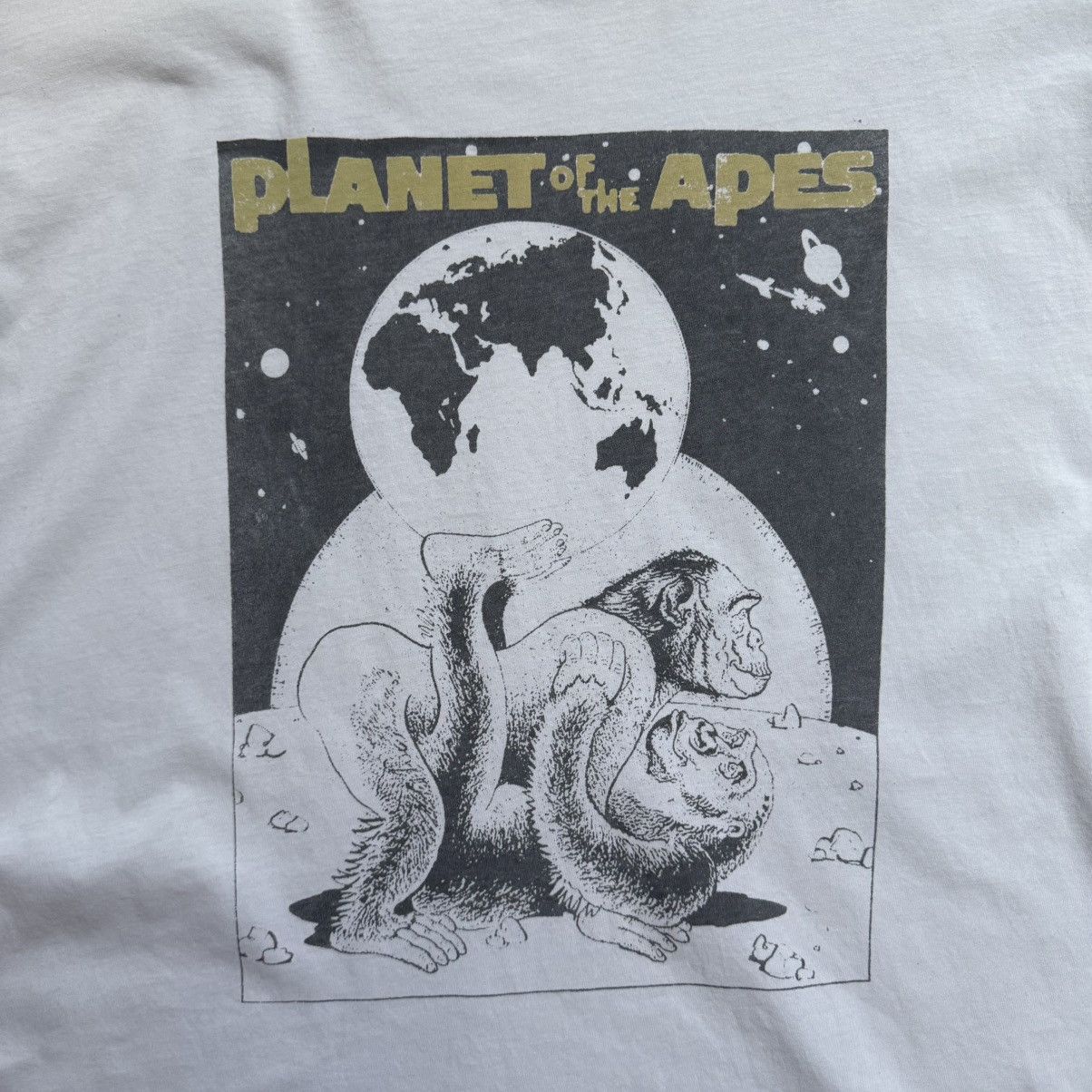 Vintage Vintage Planet Of The Apes Sex T-Shirt Size US L / EU 52-54 / 3 - 4 Thumbnail