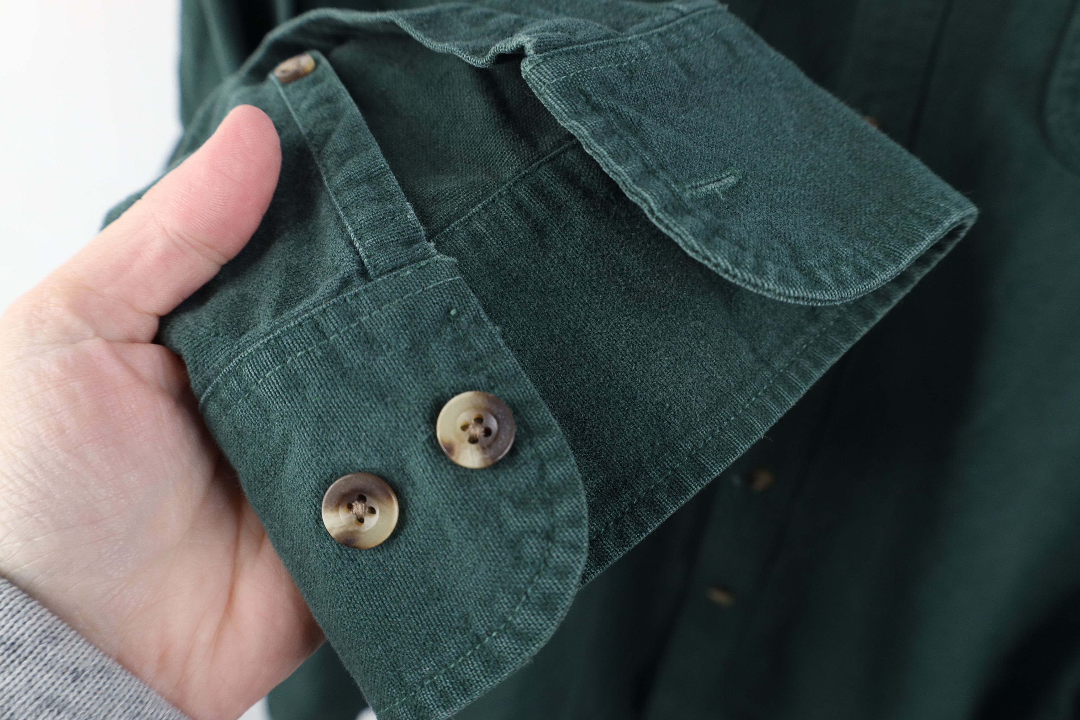 Cabelas Vintage 90s Cabelas Deerskin Chamois Cloth Button Shirt Size US XXL / EU 58 / 5 - 7 Thumbnail
