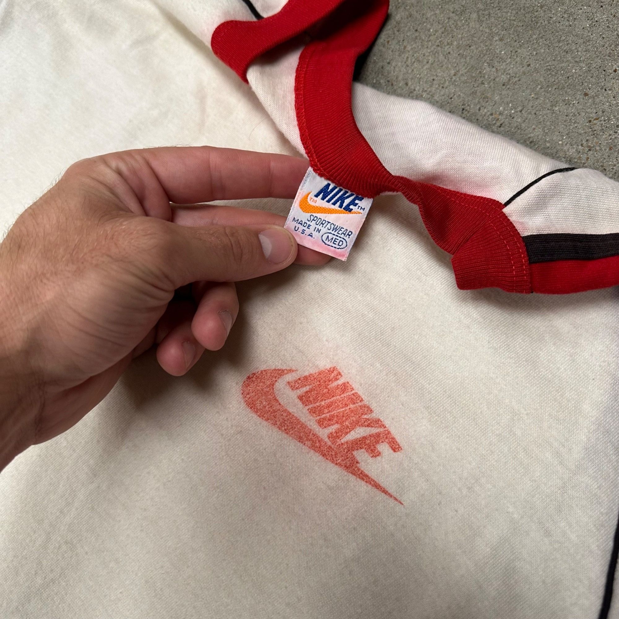 Nike × Vintage Vintage 70s Nike Sportswear Shirt Size US M / EU 48-50 / 2 - 2 Thumbnail