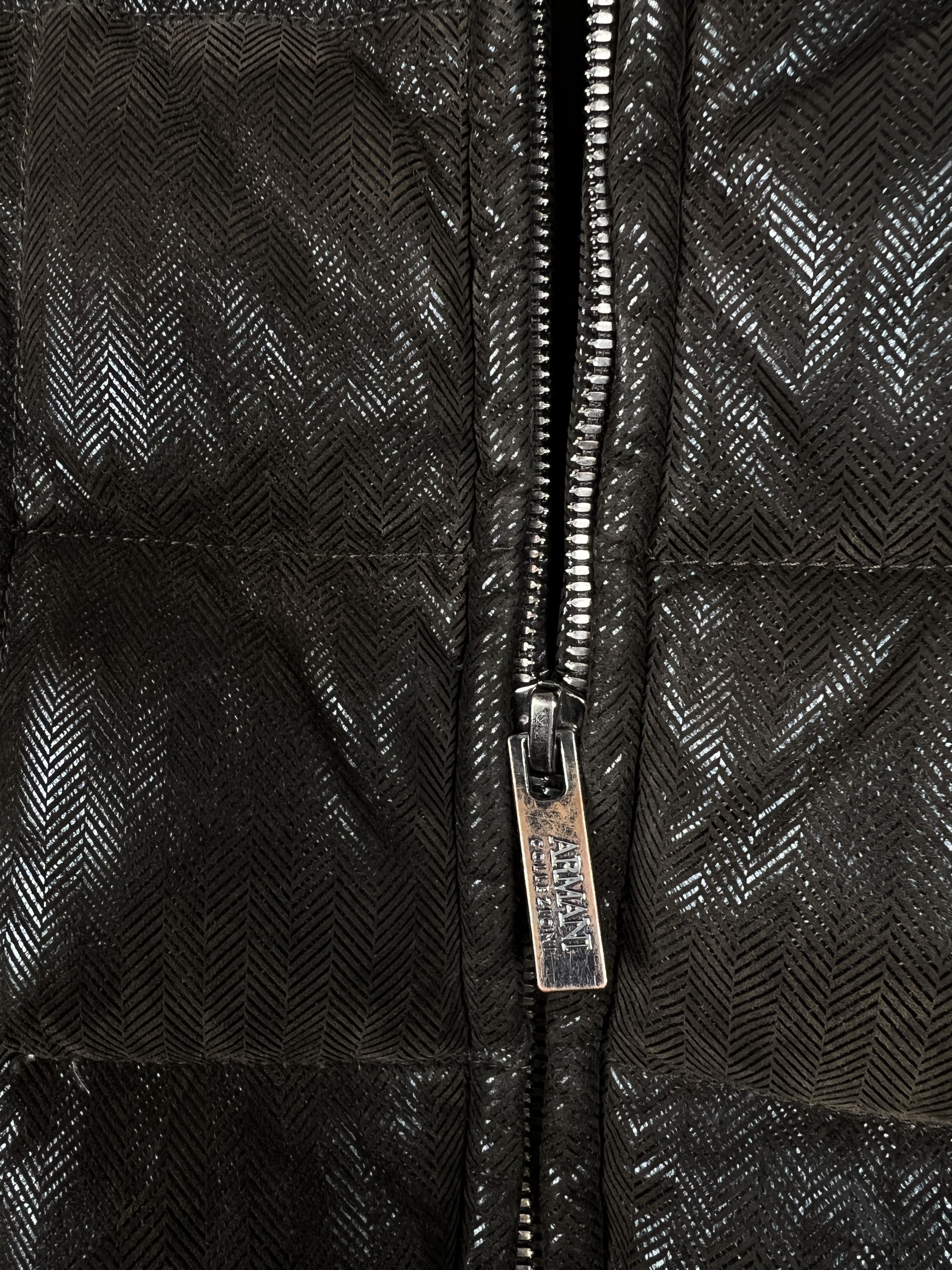 Armani ARMANI COLLEZIONI PUFFER LEATHER DOWN JACKET Size US L / EU 52-54 / 3 - 4 Thumbnail