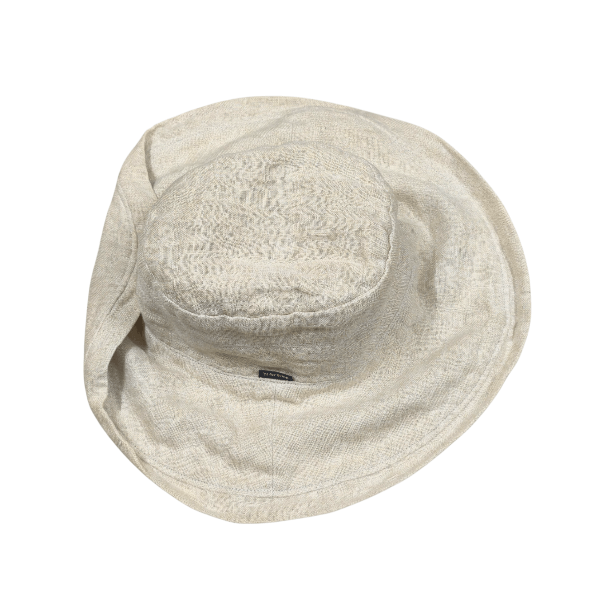 Yohji Yamamoto Vintage 90s Y’s for Living Yohji Yamamoto Linen Bucket Hat Size ONE SIZE - 3 Thumbnail