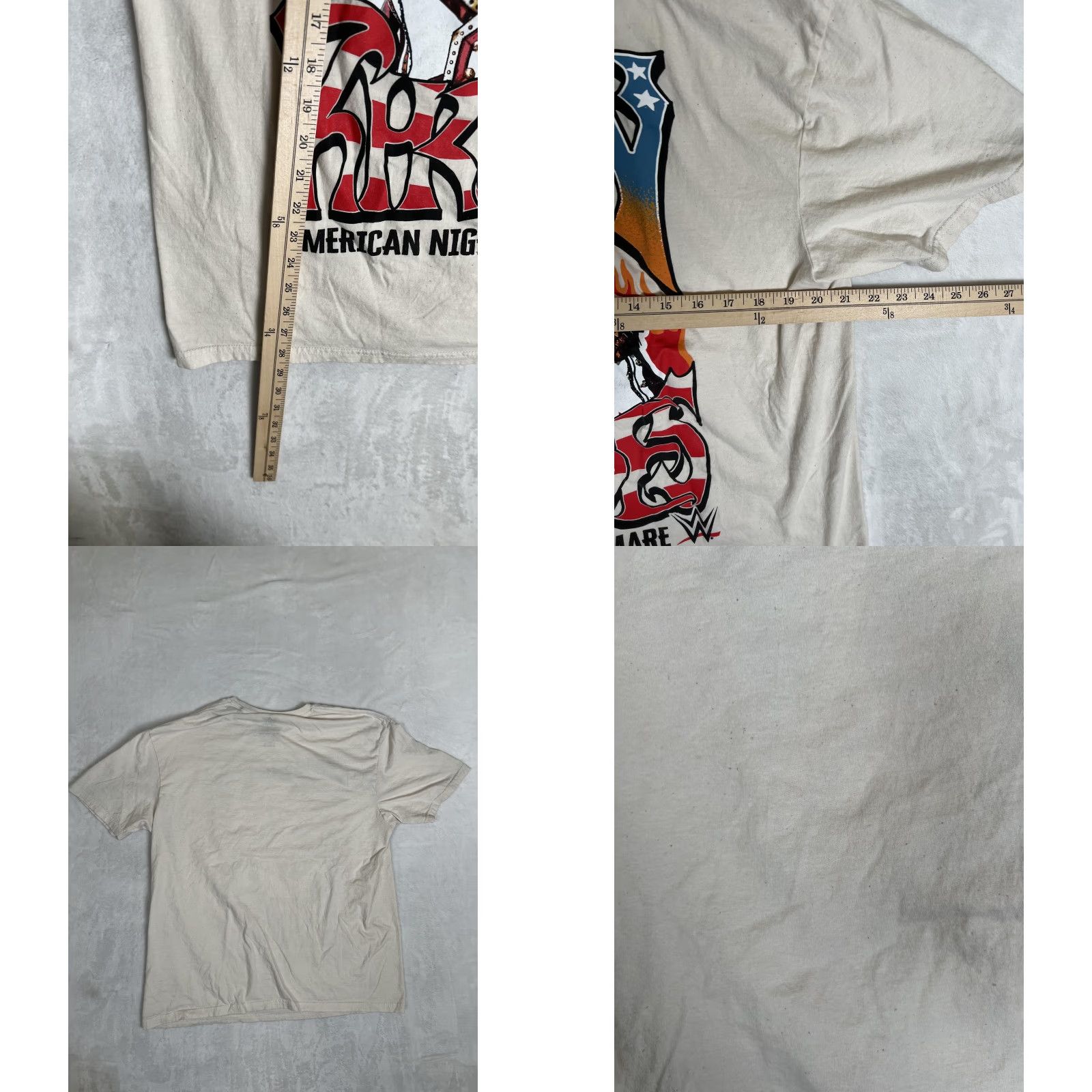 RHODE WWE Cody Rhodes T-Shirt Mens XL White American Nightmare Wrestling Graphic Size US XL / EU 56 / 4 - 8 Thumbnail