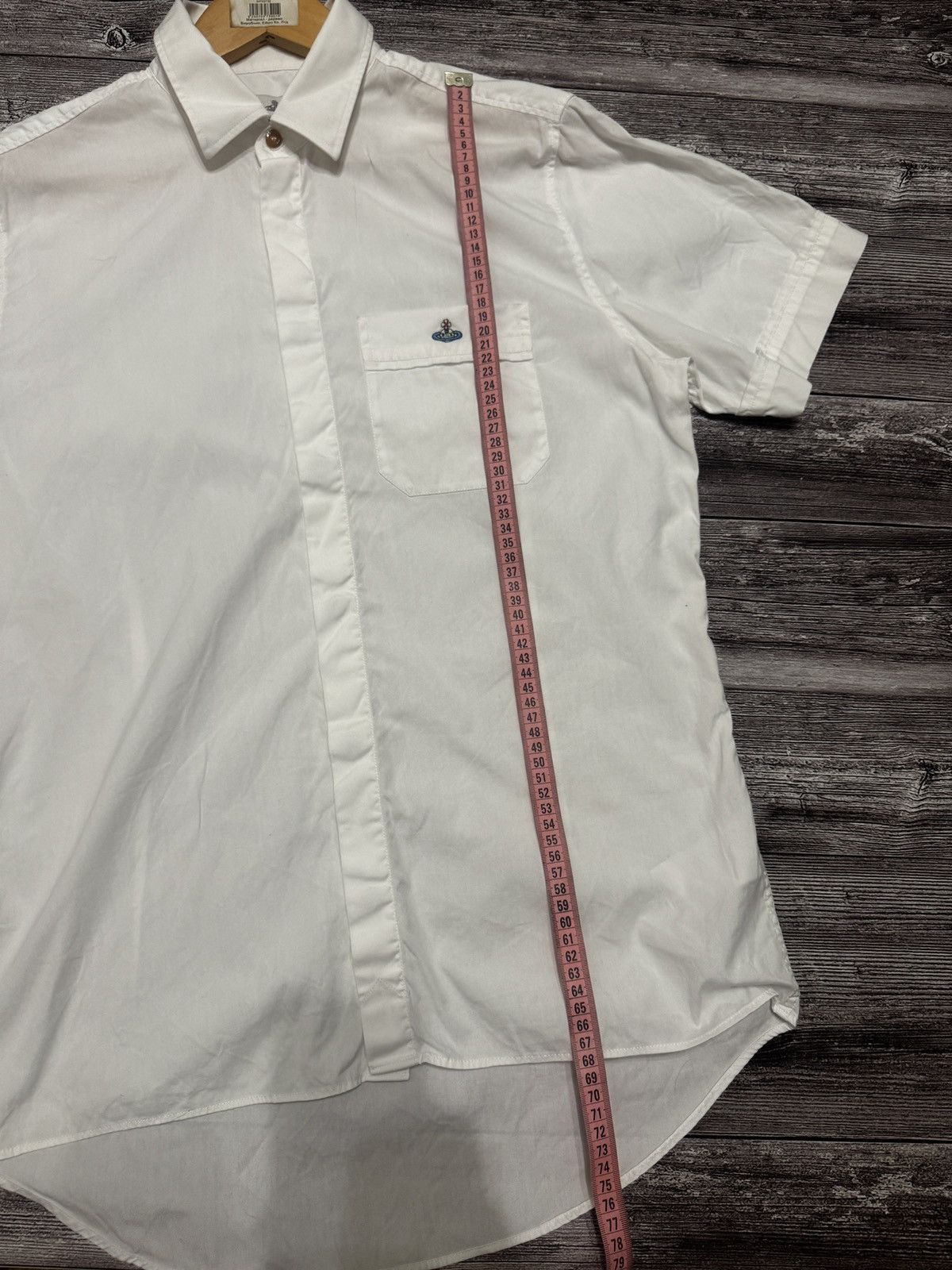 Vivienne Westwood Vivienne Westwood White Short Sleeve Button Up Shirt Orb Size US M / EU 48-50 / 2 - 11 Thumbnail