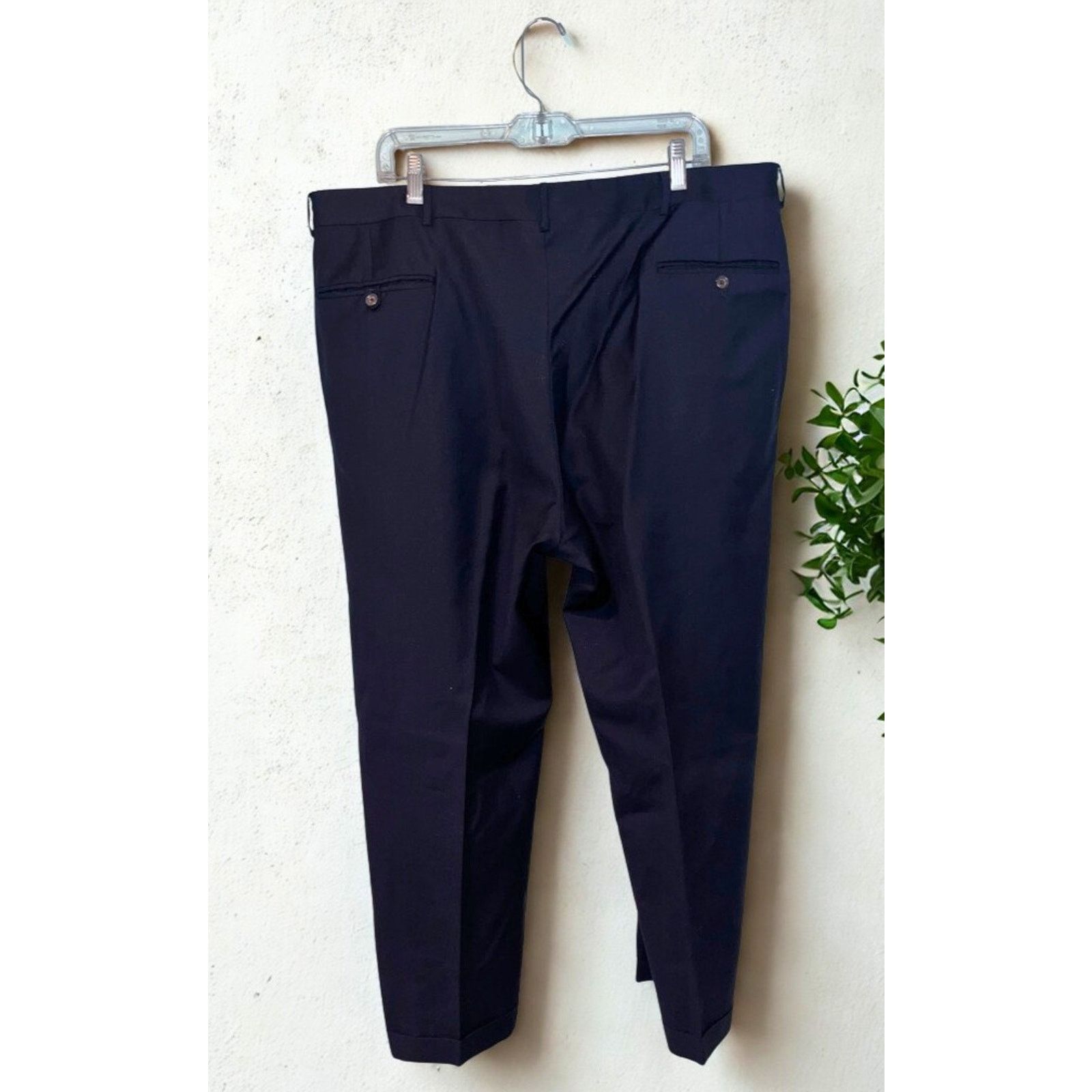 Polo Ralph Lauren Polo Ralph Lauren Wool Dress Pants Pleated Trousers 40x30 Size US 40 / EU 56 - 2 Thumbnail