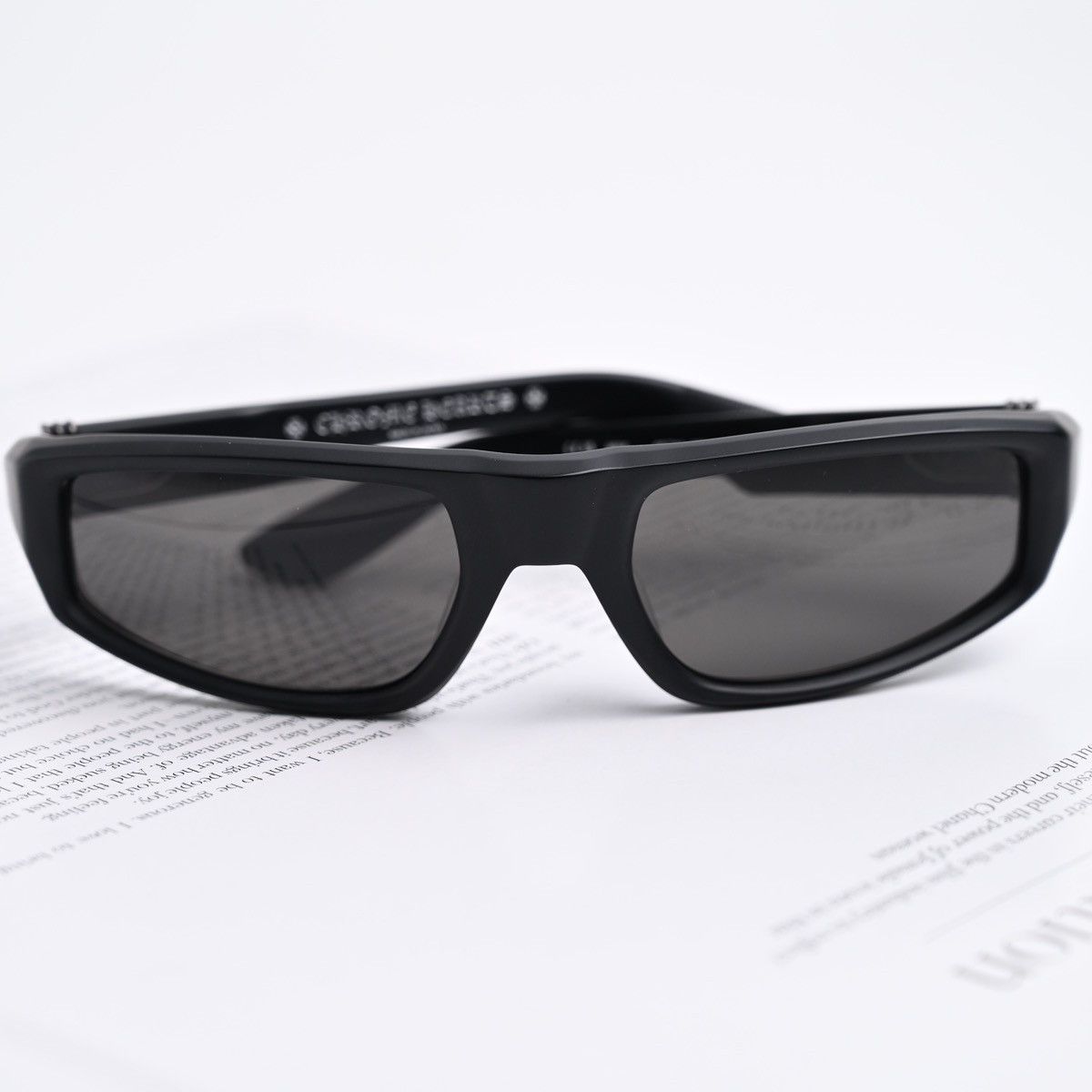 Chrome Hearts CHROME HEARTS T.HUTCH MATTE BLACK SUNGLASSES Size ONE SIZE - 6 Thumbnail