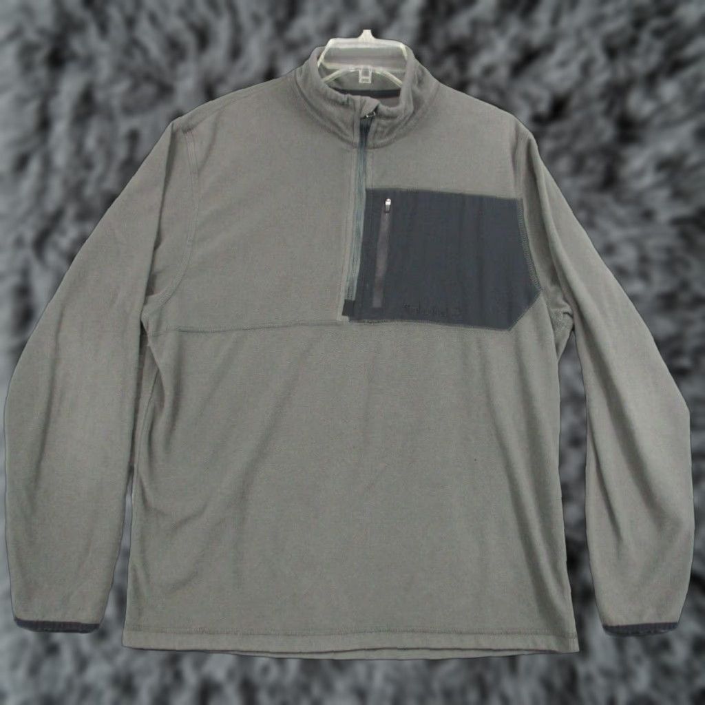 Timberland Timberland Sweater Large Men's Gray Black 1/4 Zip Fleece Pullover Outdoors Size US L / EU 52-54 / 3 - 1 Thumbnail