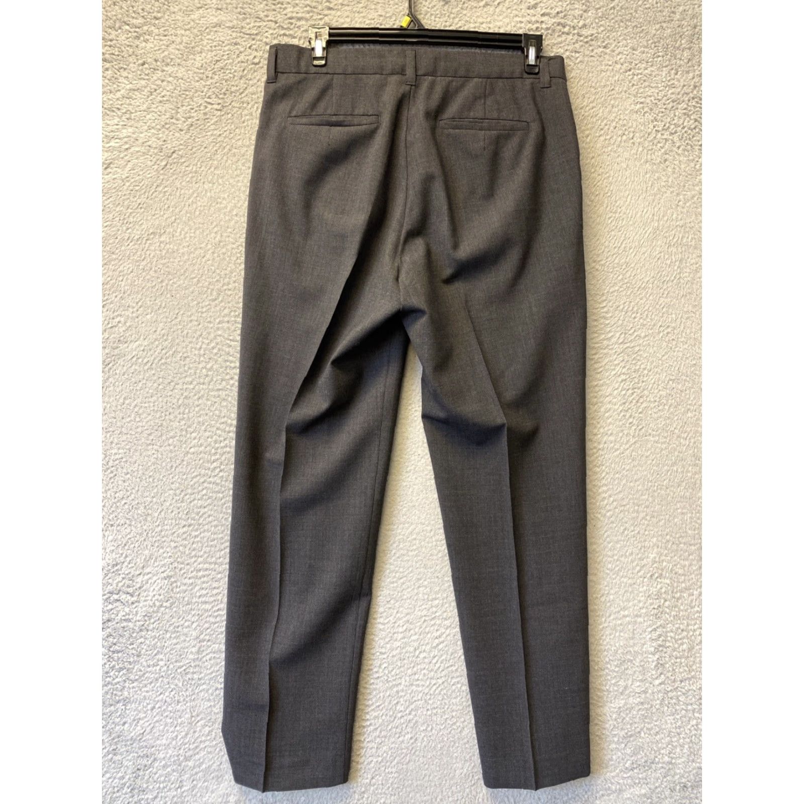 Banana Republic BANANA REPUBLIC Dress Pants Men's 34x32 Wool Blend Gray Flat Front Straight Leg Business Workwear Size US 34 / EU 50 - 6 Thumbnail