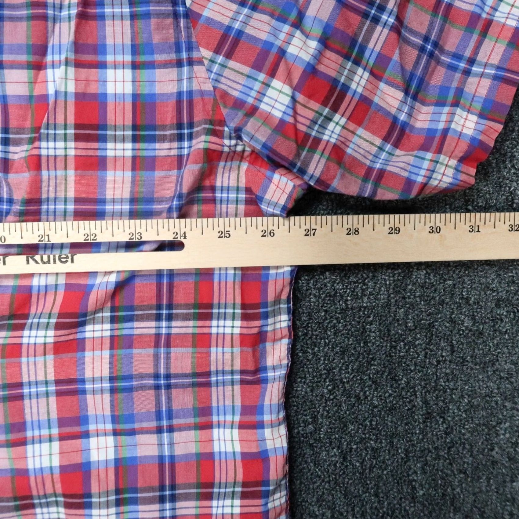 Barbour Barbour Shirt Mens 2XL Red Plaid Short Sleeve Button-Up Tailored Fit Collar-Down Size US XXL / EU 58 / 5 - 5 Thumbnail
