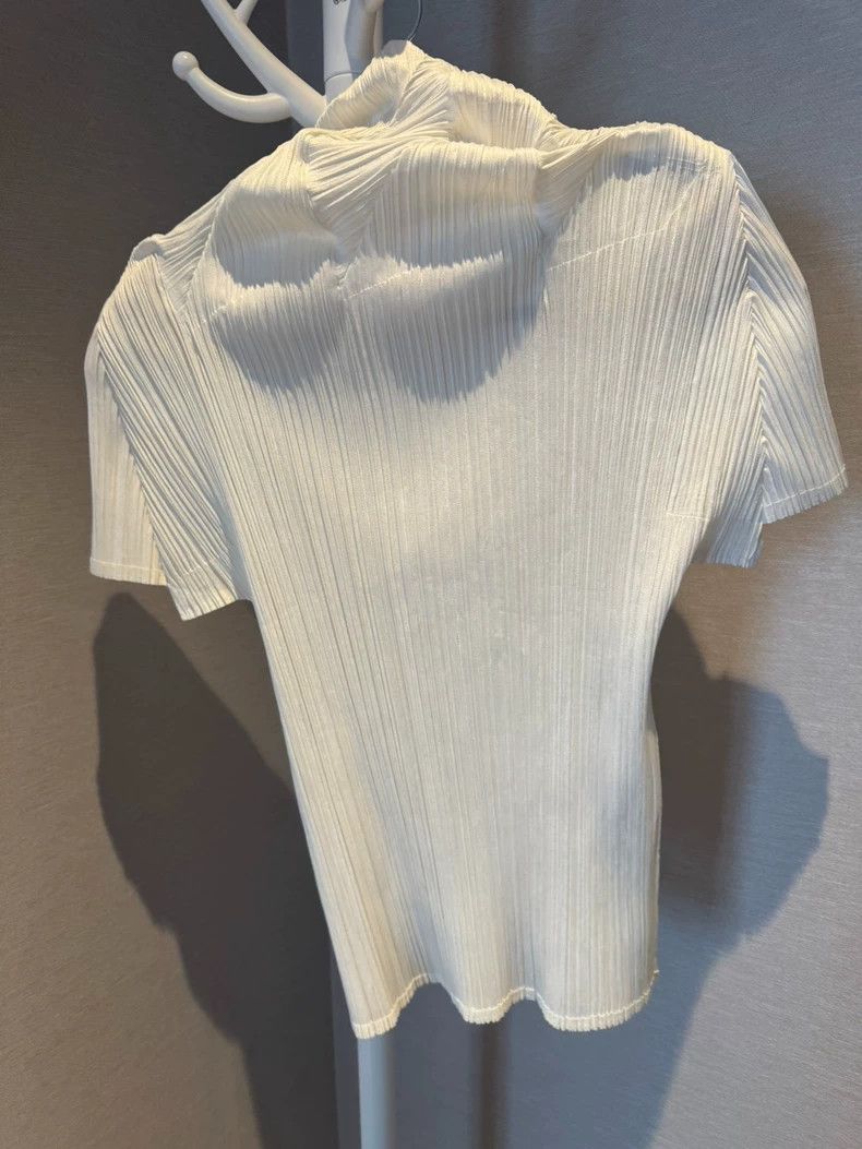 Issey Miyake issey miyake size:4 Flower bud collar short sleeve 2506-Ne Size XXS / US 00 / IT 34 - 3 Thumbnail