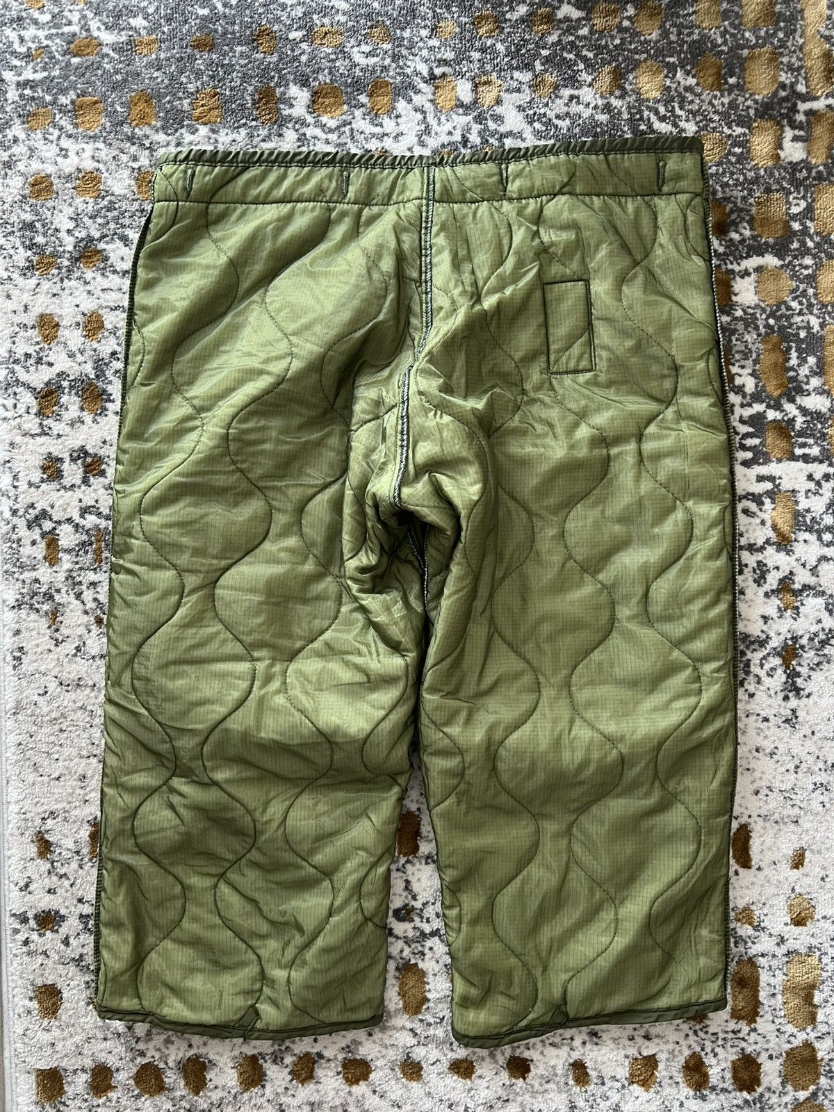 Vintage 80s Guida Clothing liner cold weather trousers nylon quilted Size US 41 - 5 Thumbnail