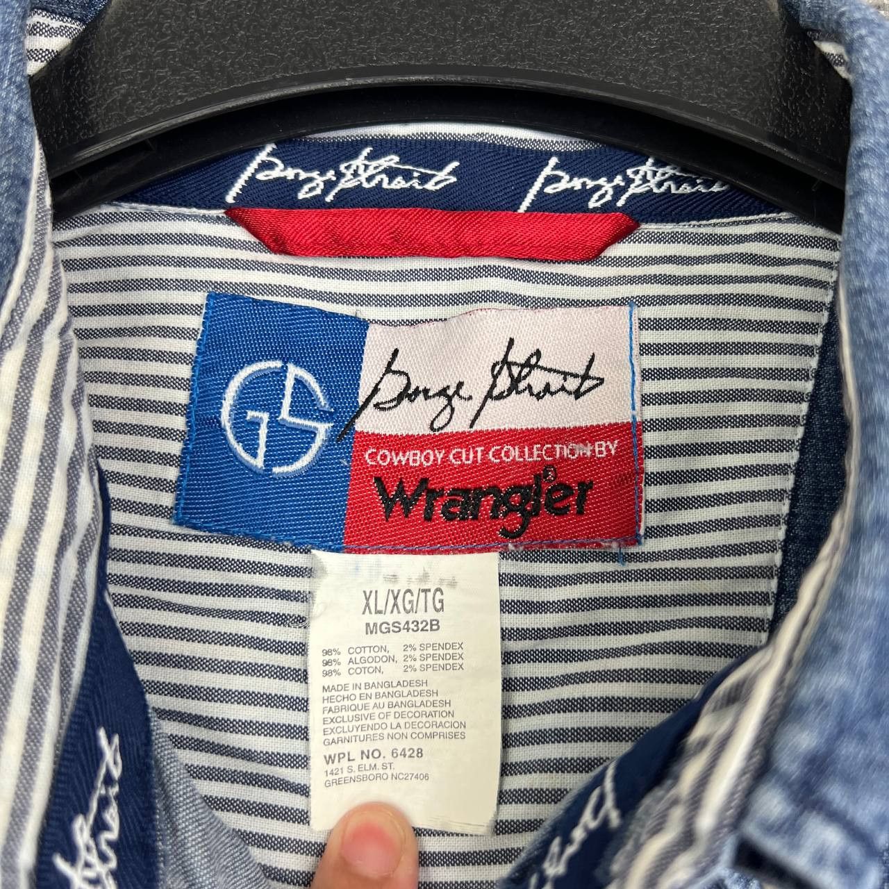 Wrangler Vintage Wrangler George Strait Button Down XL Cowboy Western Size US XL / EU 56 / 4 - 2 Thumbnail