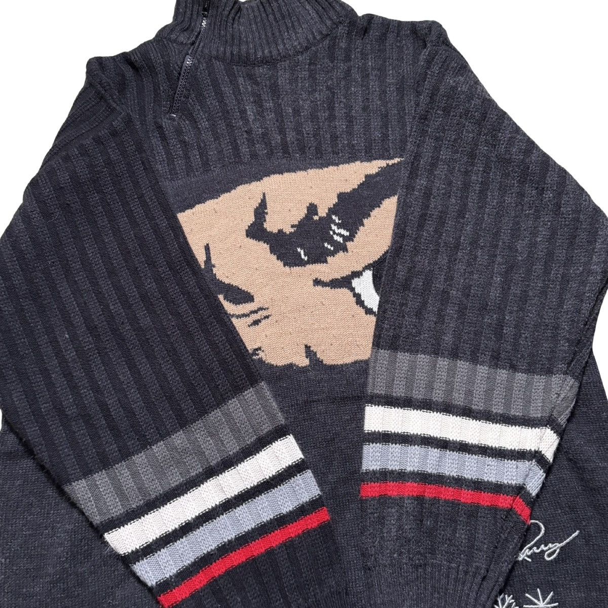 Other Vintage Y2K Asymmetrical Quarter Zip Boondocks Size US L / EU 52-54 / 3 - 8 Thumbnail