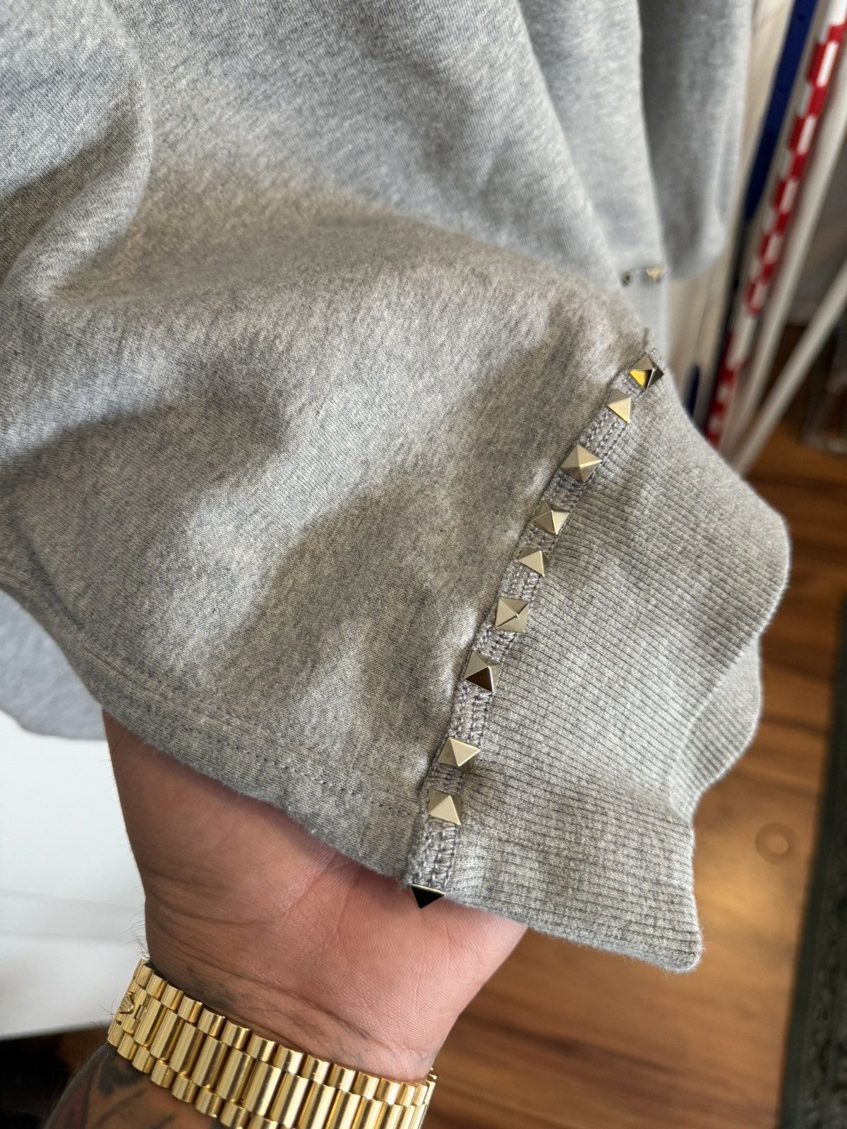 Valentino Valentino crewneck with studs Size US XXL / EU 58 / 5 - 6 Thumbnail