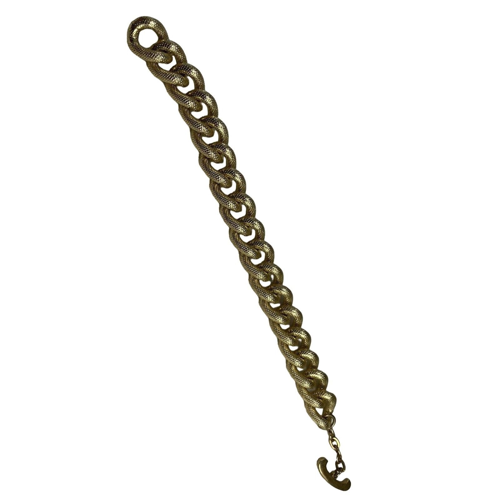 Vintage Women’s Bracelet Gold Metal Fashion Jewelry Chunky Chain Thi Size ONE SIZE - 6 Thumbnail