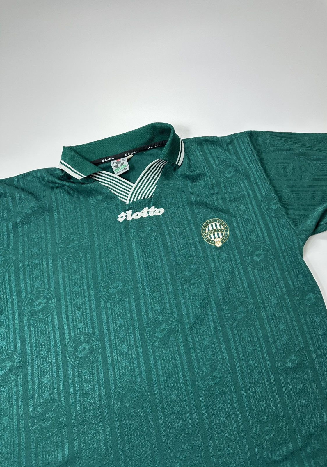 Lotto Sport Ferencvaros Lotto Soccer 90's Jersey Logo Vintage Size US L / EU 52-54 / 3 - 7 Thumbnail