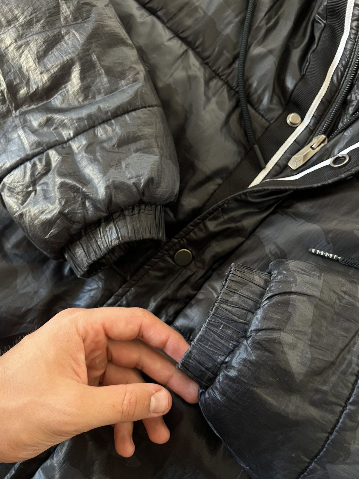 Jordan Brand Nike Air Jordan Avant Garde Camo Puffer Regular Down Jacket Size US M / EU 48-50 / 2 - 15 Thumbnail