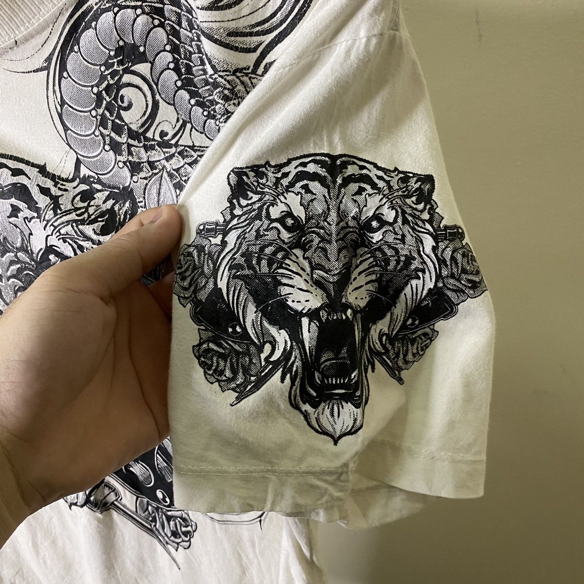 Affliction Vintage Affliction Lion Snake Crazy Detailing Ed Hardy Style Size US M / EU 48-50 / 2 - 4 Thumbnail