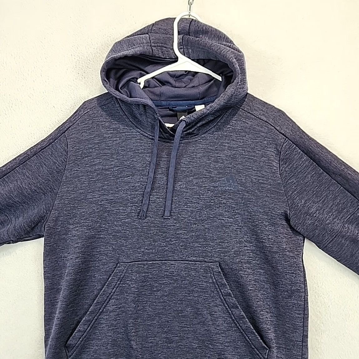 Adidas adidas TI Fleece Pull Over Hoodie Womens L Navy Blue CF0059 Soccer Sweatshirt Size L / US 10 / IT 46 - 4 Thumbnail