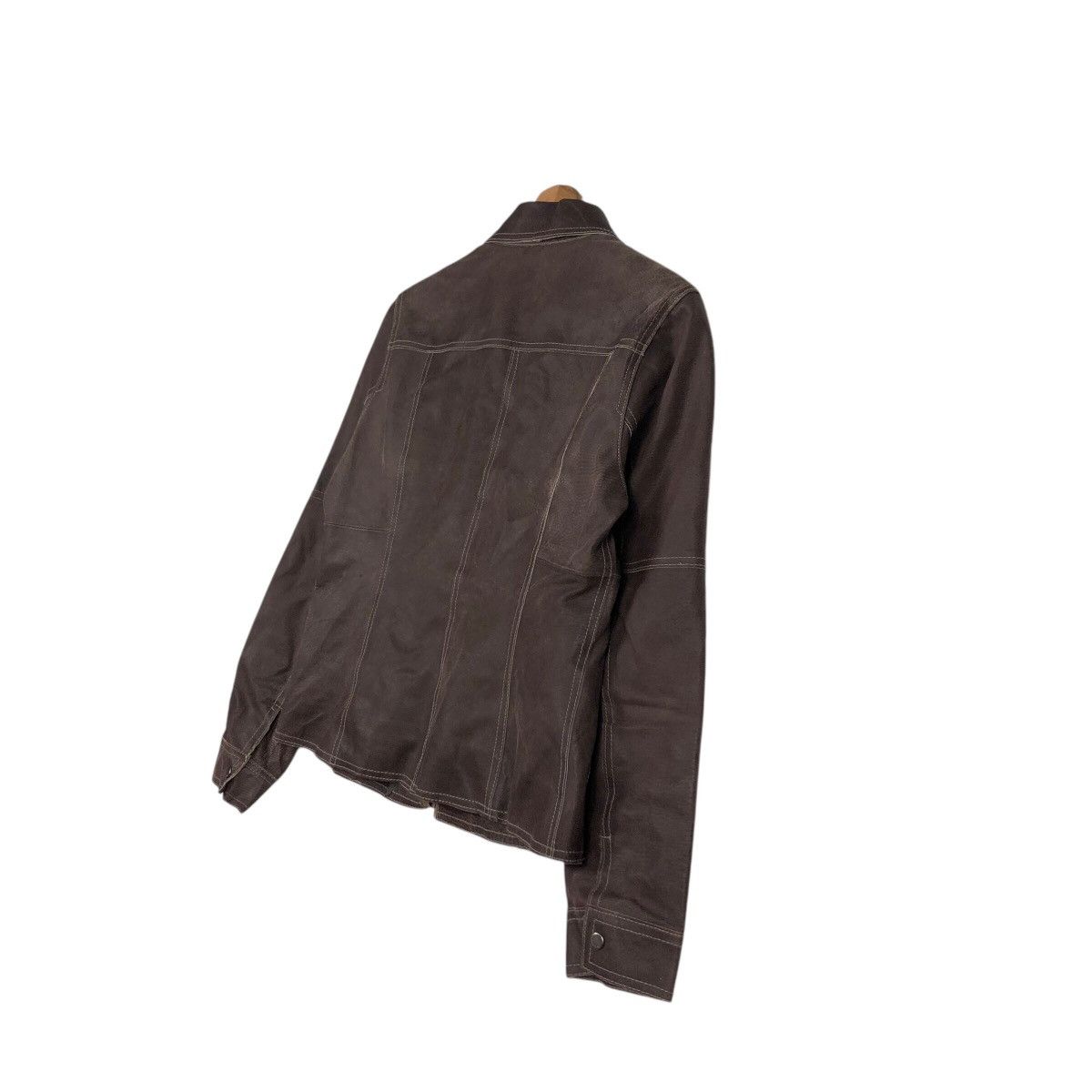 📌Vintage Biker Leather Jacket Comme Ca Ism Bondage Design