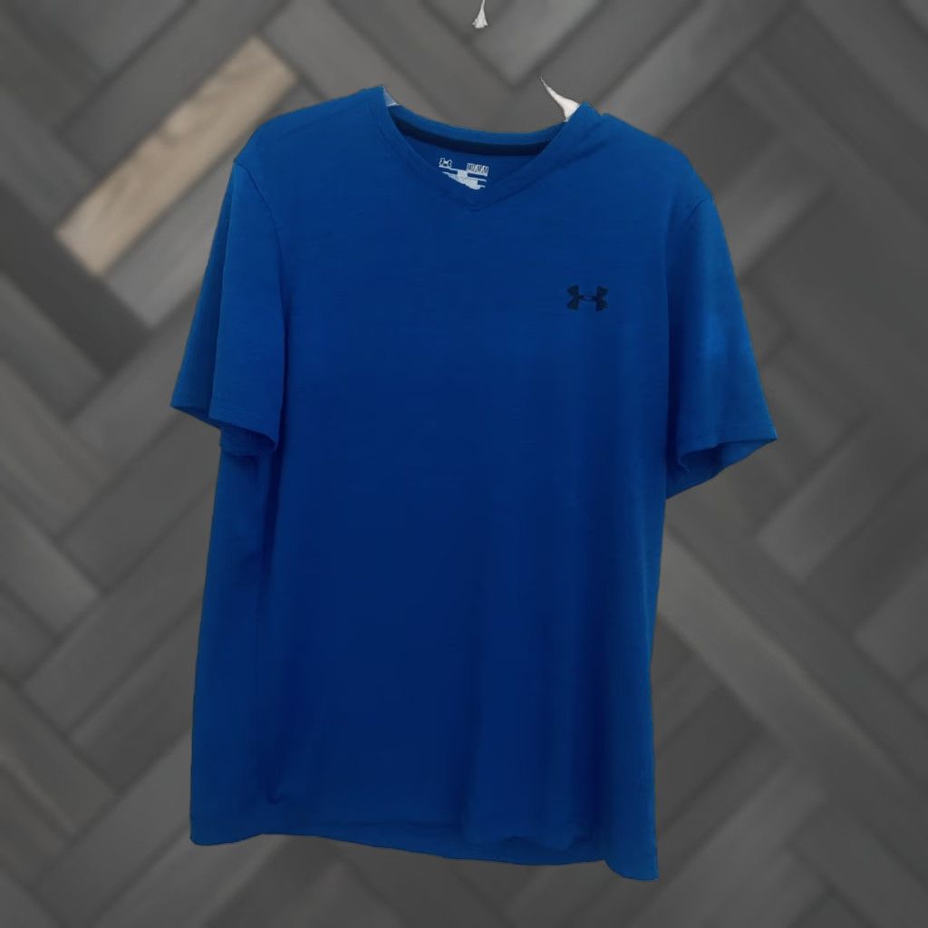 Under Armour Under Armour T-Shirt Sportstyle Short Sleeve Crew Neck Men M Blue 100% Polyester Drifit Rossetta Jersey Breathable Quick Dry Logo Sports Basic Tee Size US M / EU 48-50 / 2 - 1 Thumbnail