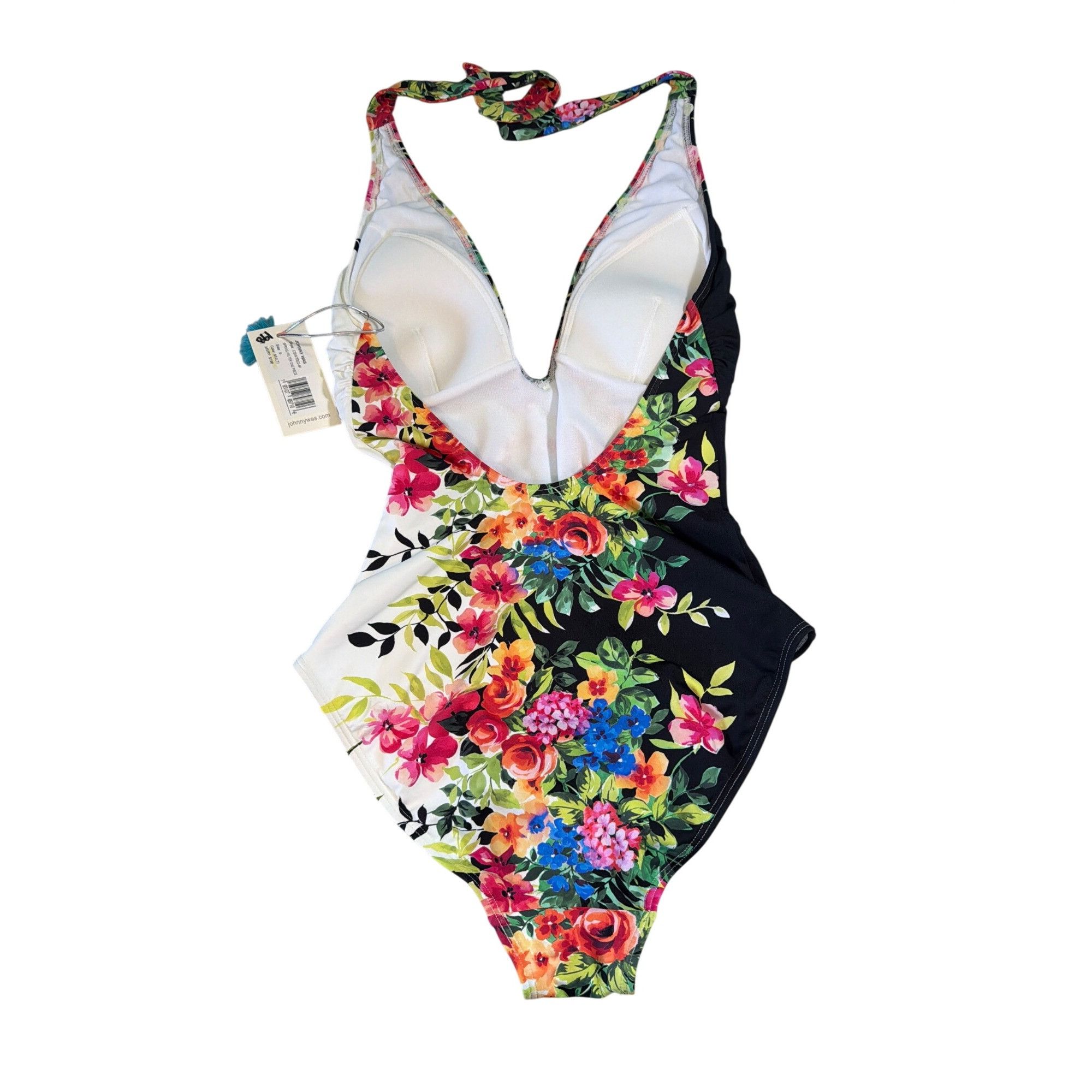 Johnny Was New Johnny Was Spring Halter One Piece Floral Swim Suit Smal Size ONE SIZE - 15 Thumbnail