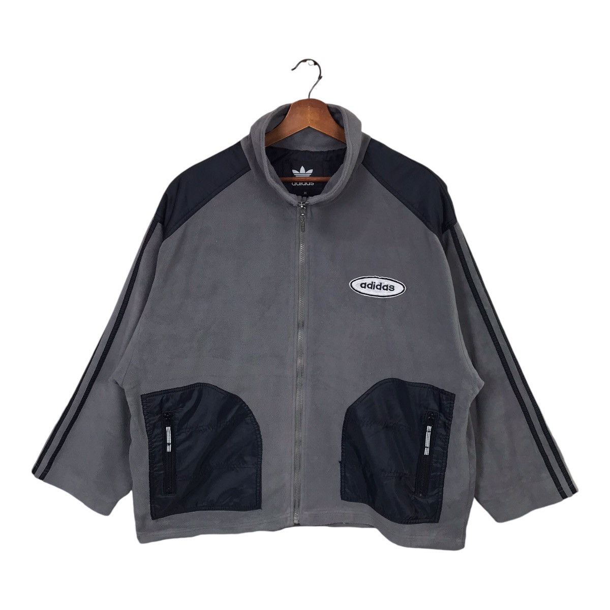 Adidas × Sports Specialties × Vintage Vintage Adidas Zip Up Fleece Jacket Size US XL / EU 56 / 4 - 1 Thumbnail