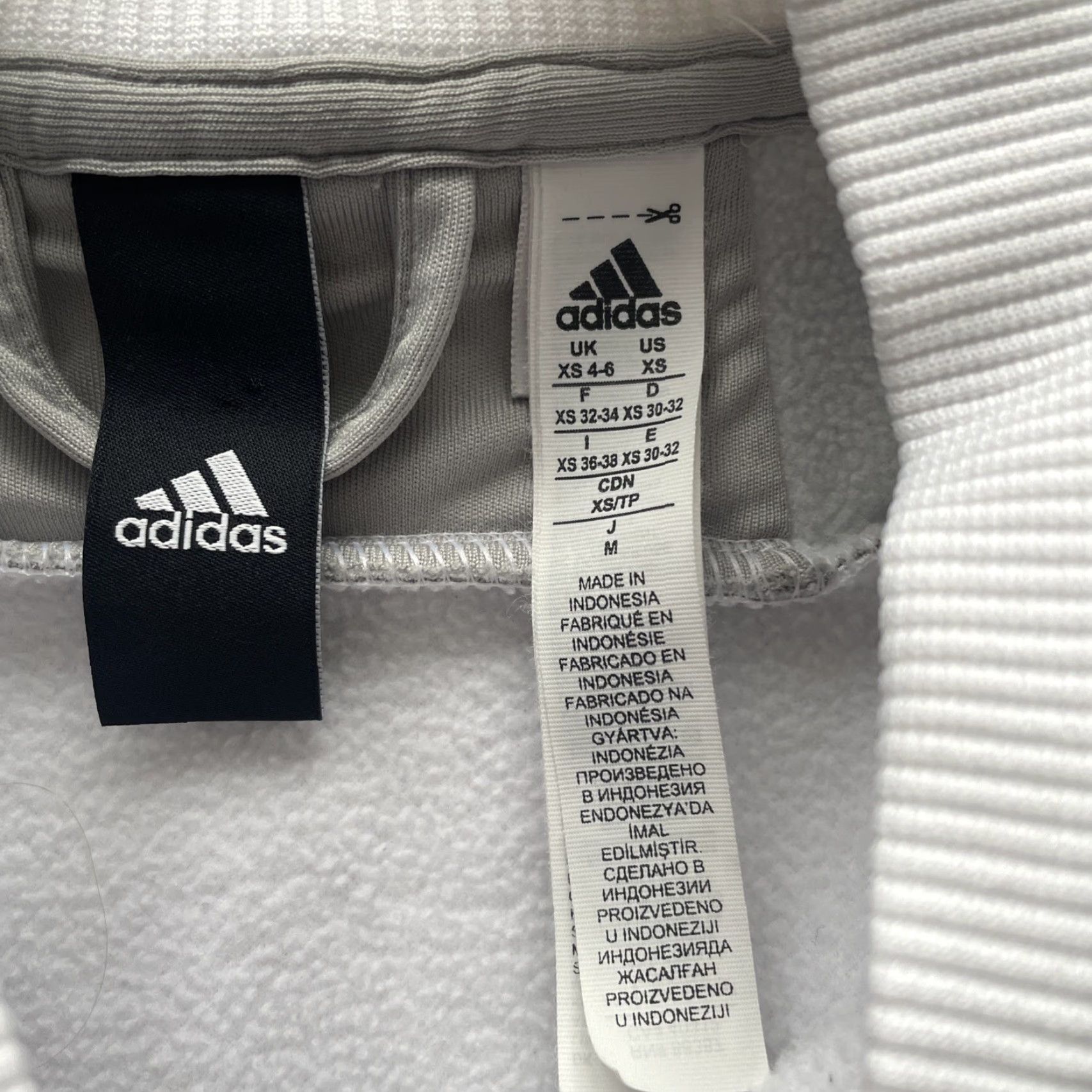 Adidas Adidas Warmup Jacket Women's XS White Full Zip Climawarm Soccer Football Activewear Mock Neck Long Sleeve Size XS / US 0-2 / IT 36-38 - 3 Thumbnail