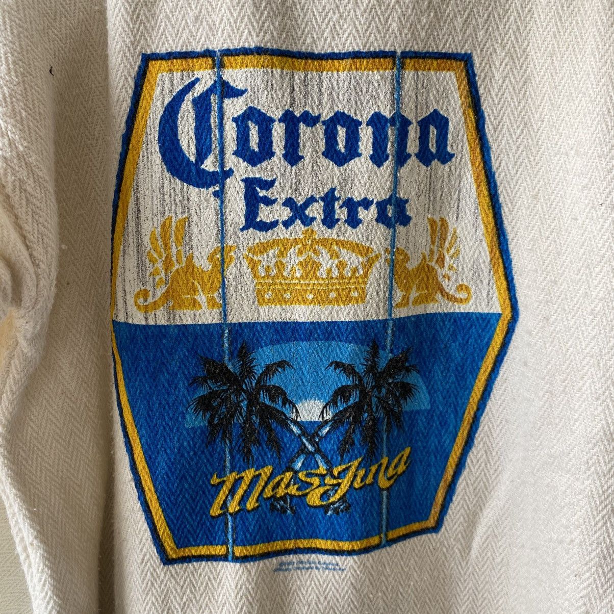 Vintage Corona Extra Baja Hoodie Size US XL / EU 56 / 4 - 7 Thumbnail