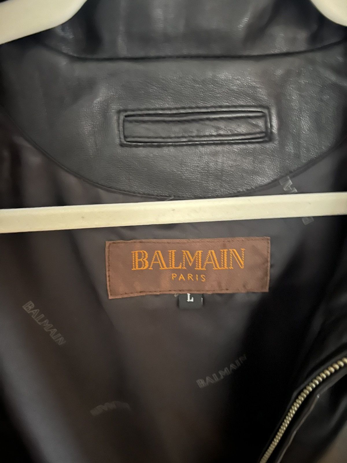 Balmain Balmain Paris Cropped Leather Puffer / Down Jacket Size US M / EU 48-50 / 2 - 5 Thumbnail