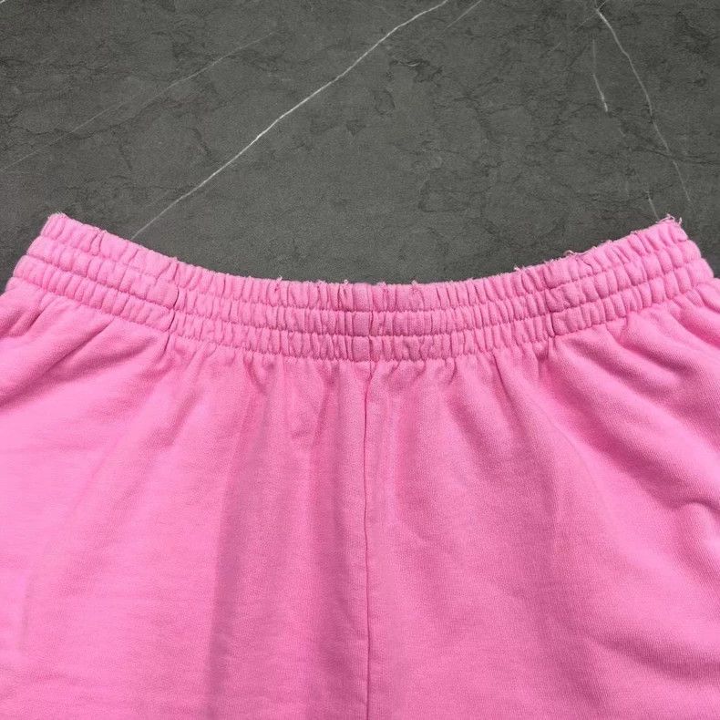 Balenciaga Balenciaga size S Pink double-B embroidered logo shorts Size 24" / US 00 / IT 34 - 4 Thumbnail
